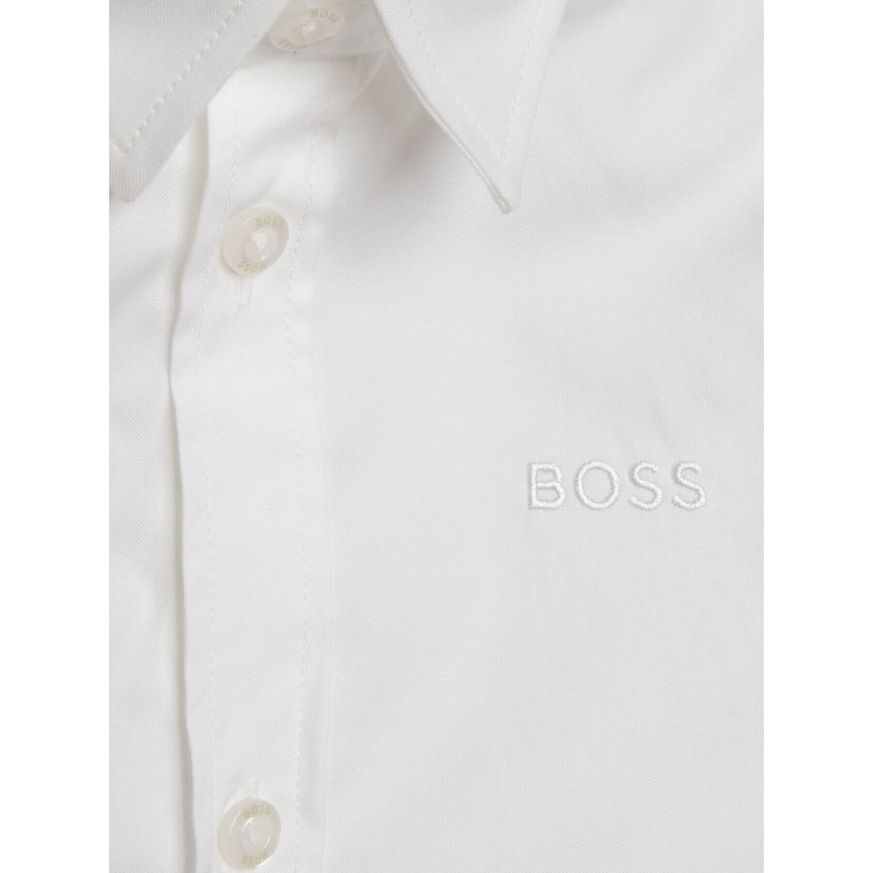Boss Риза J25M38 S Бял Regular Fit - Pepit.bg