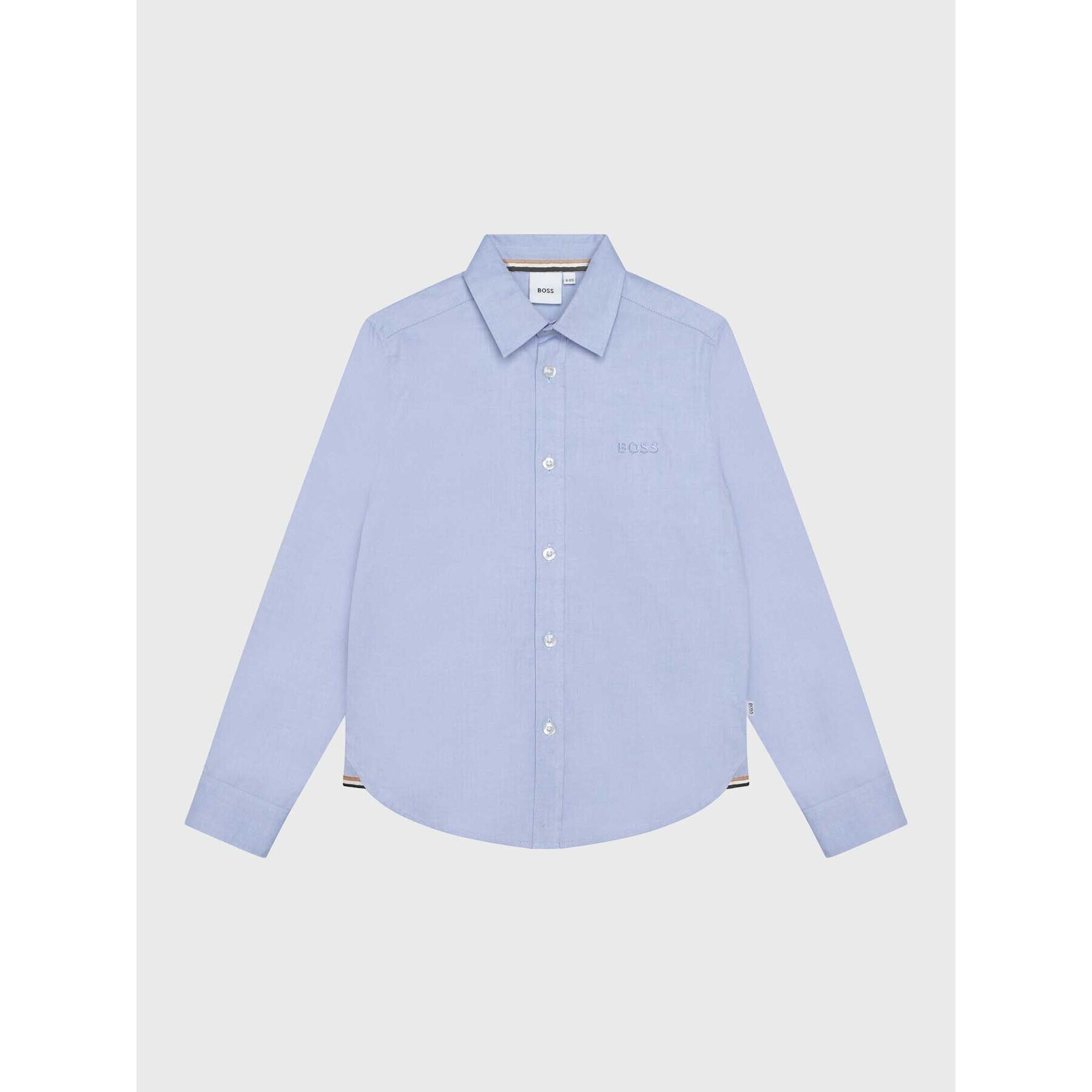 Boss Риза J25M38 S Син Regular Fit - Pepit.bg