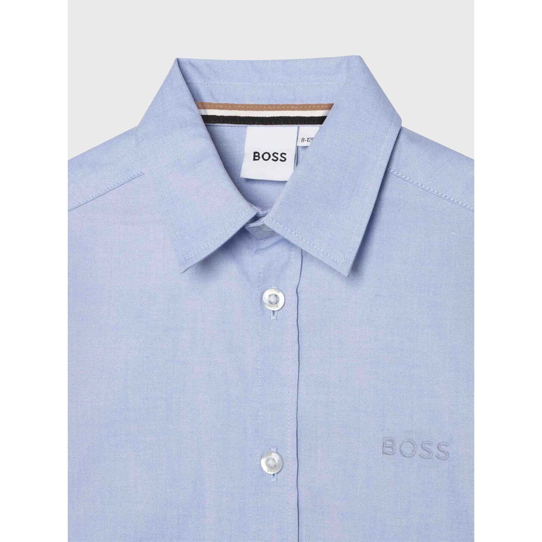 Boss Риза J25M38 S Син Regular Fit - Pepit.bg