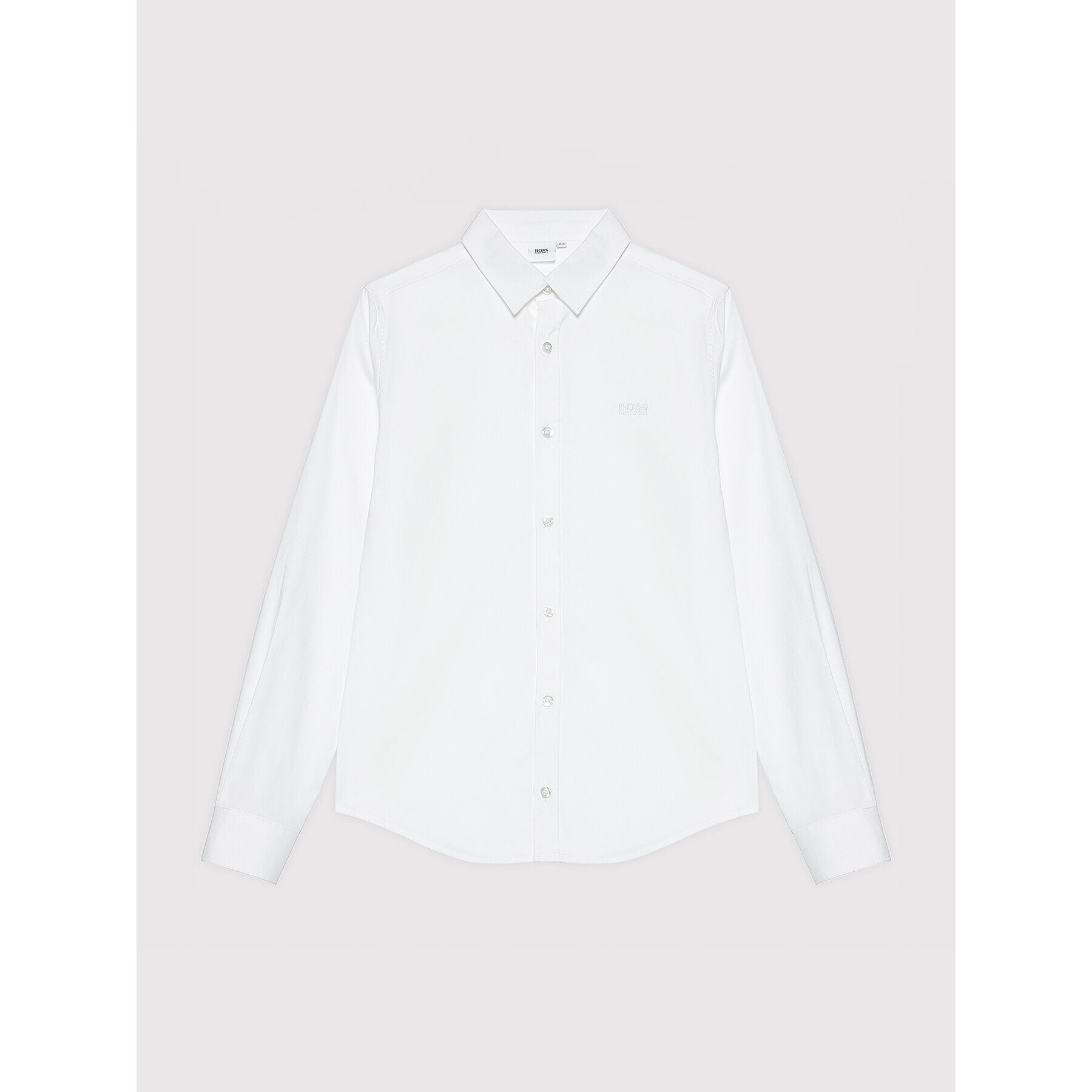 Boss Риза J25N22 S Бял Regular Fit - Pepit.bg
