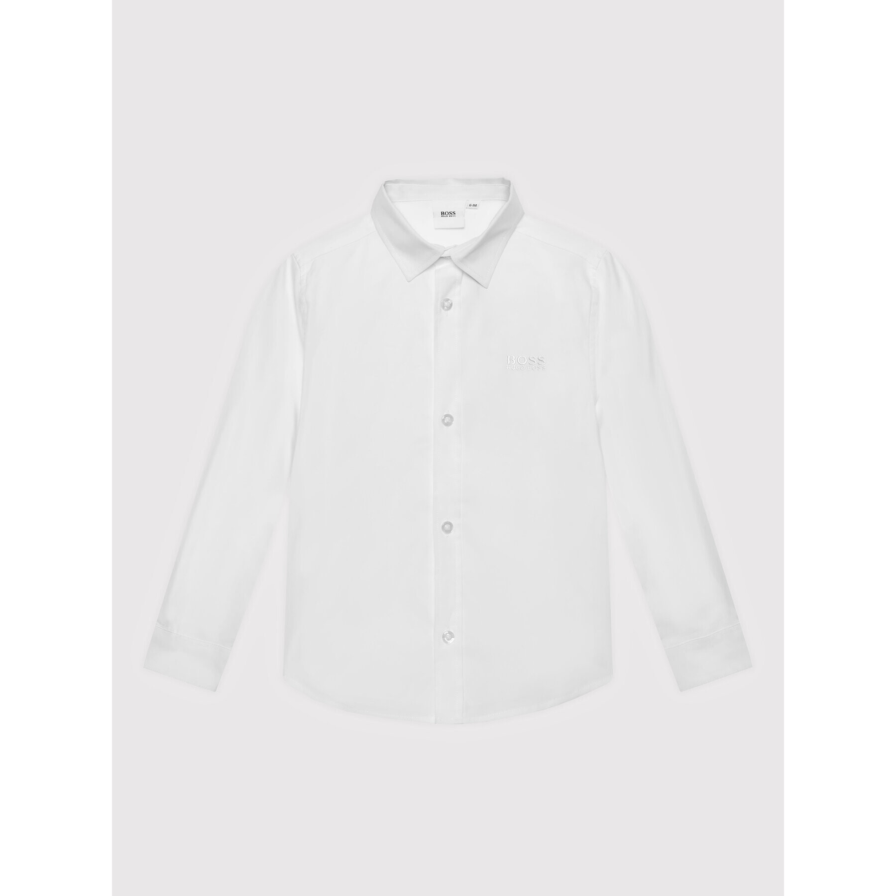 Boss Риза J25N62 D Бял Regular Fit - Pepit.bg