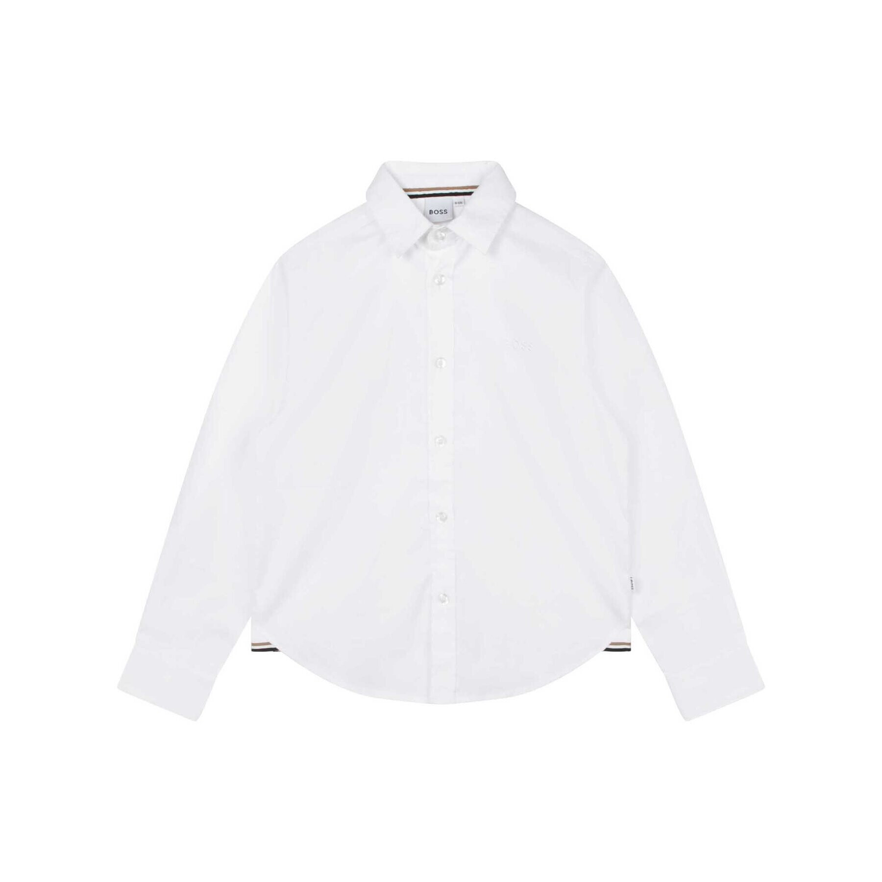Boss Риза J25O35 D Бял Regular Fit - Pepit.bg