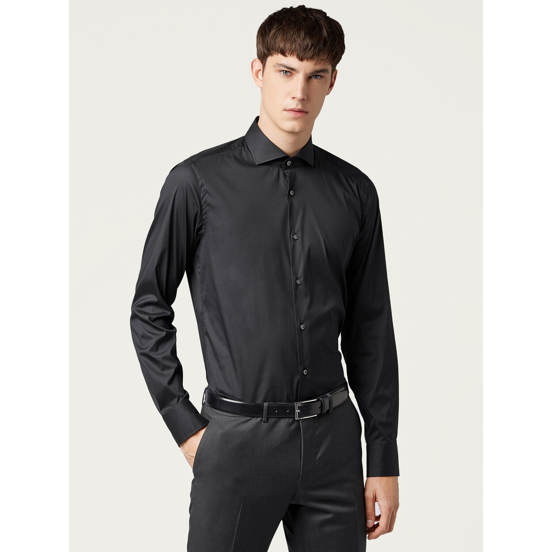 Boss Риза Jason 50260064 Черен Slim Fit - Pepit.bg