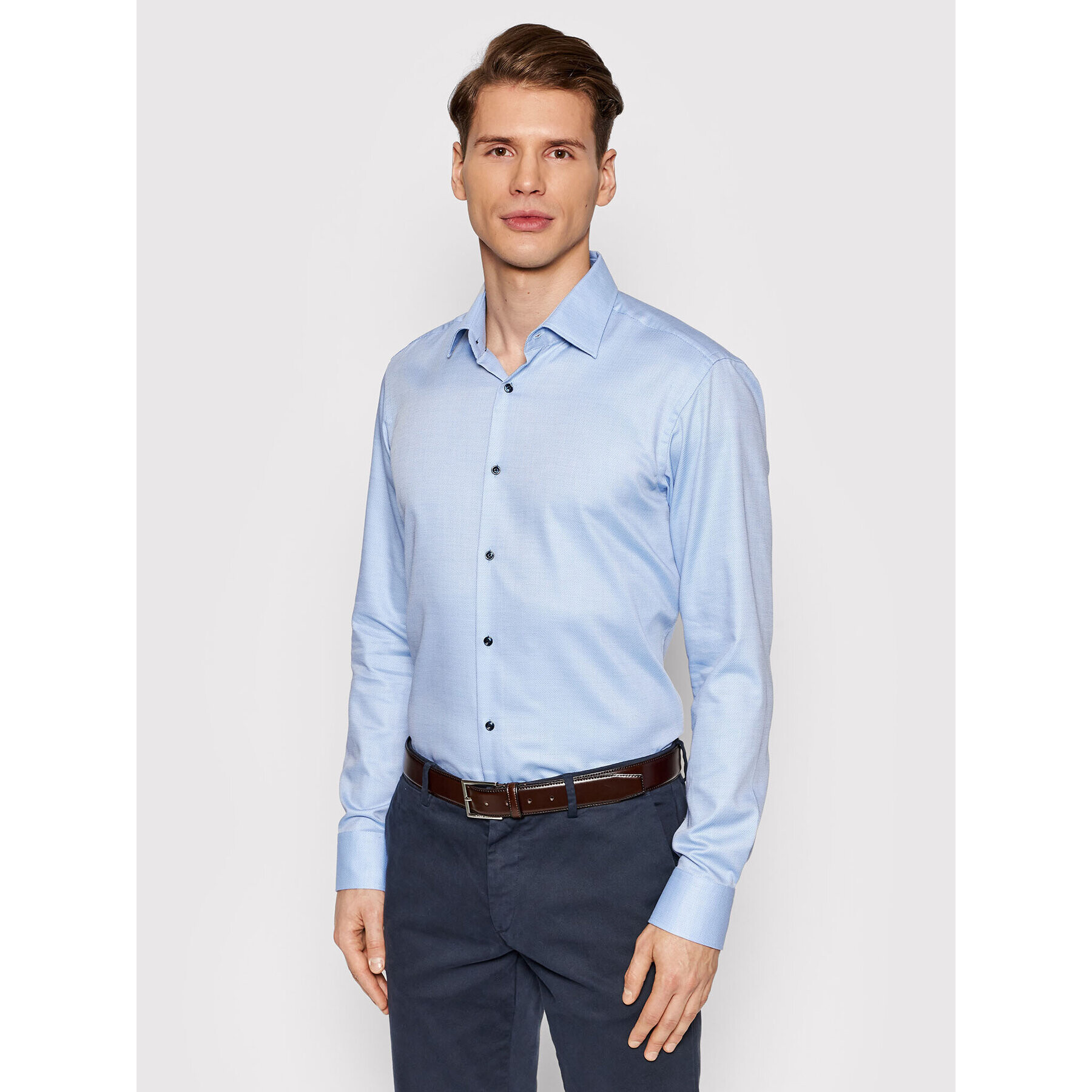 Boss Риза Joe 50459563 Син Regular Fit - Pepit.bg