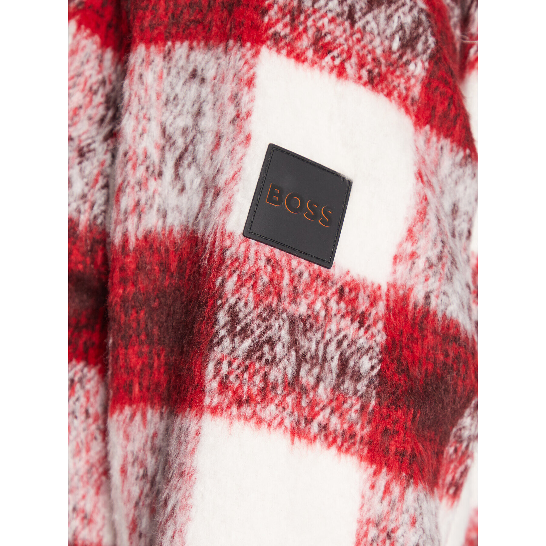 Boss Риза Lom_2 50476139 Червен Relaxed Fit - Pepit.bg