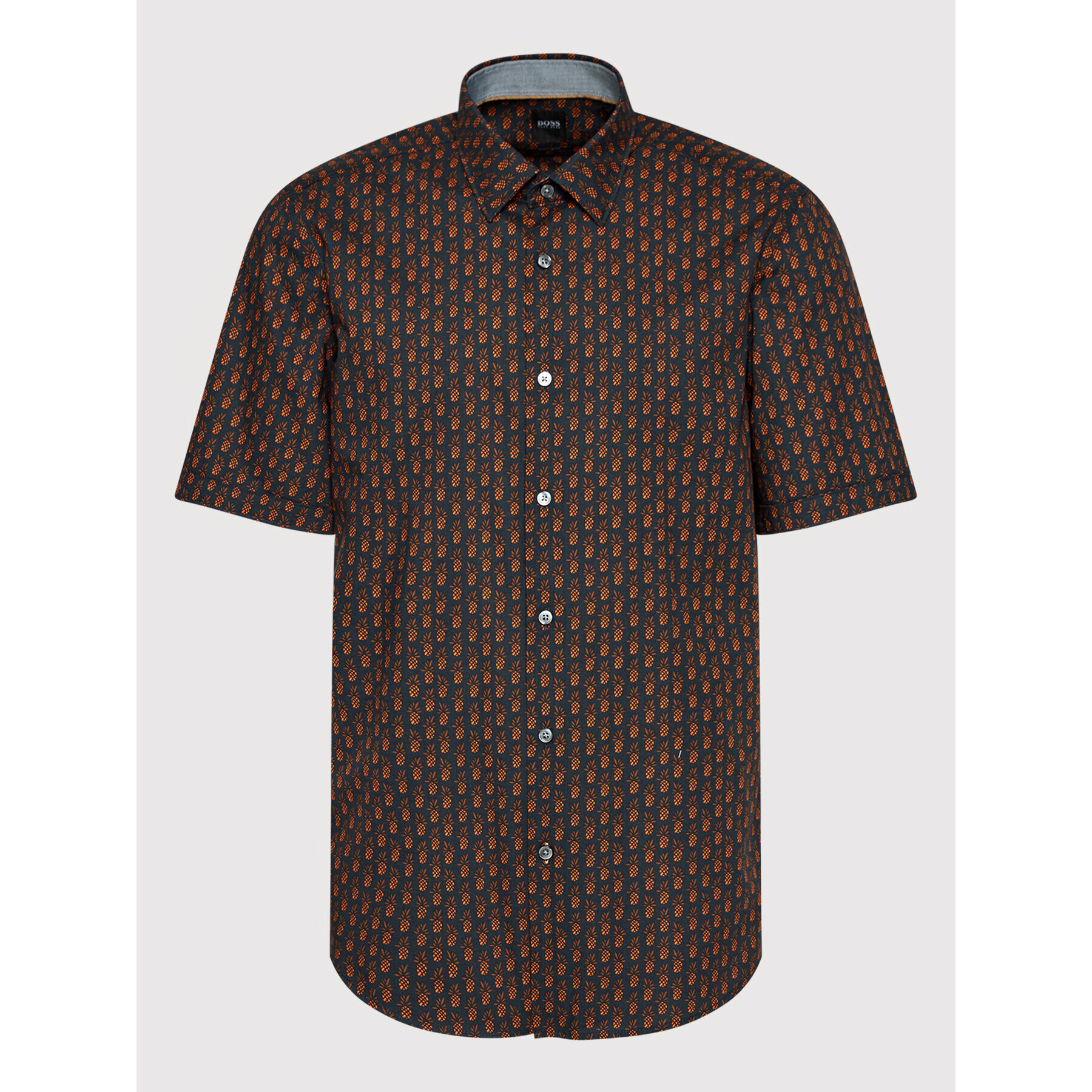 Boss Риза Luka 2F 50453091 Черен Regular Fit - Pepit.bg