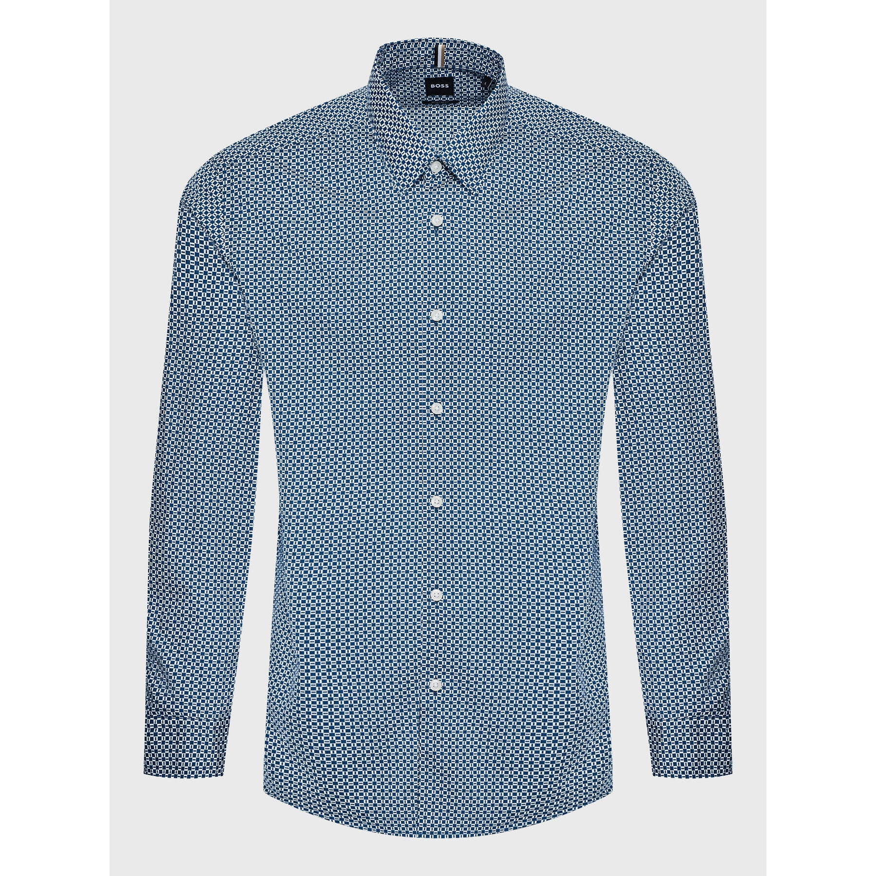 Boss Риза Lukas_F 50473663 Тъмносин Regular Fit - Pepit.bg