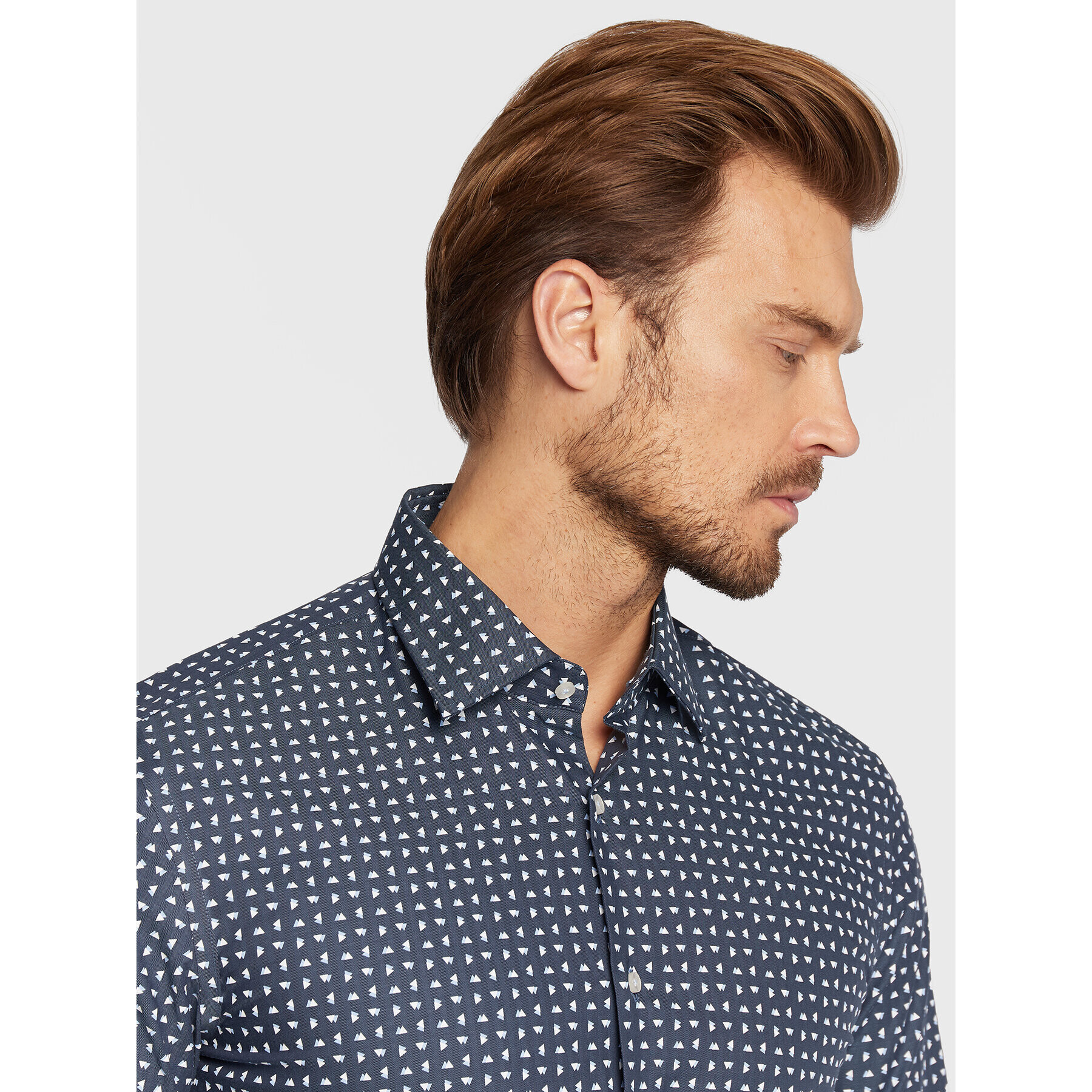 Boss Риза P-Hank 50478744 Тъмносин Slim Fit - Pepit.bg