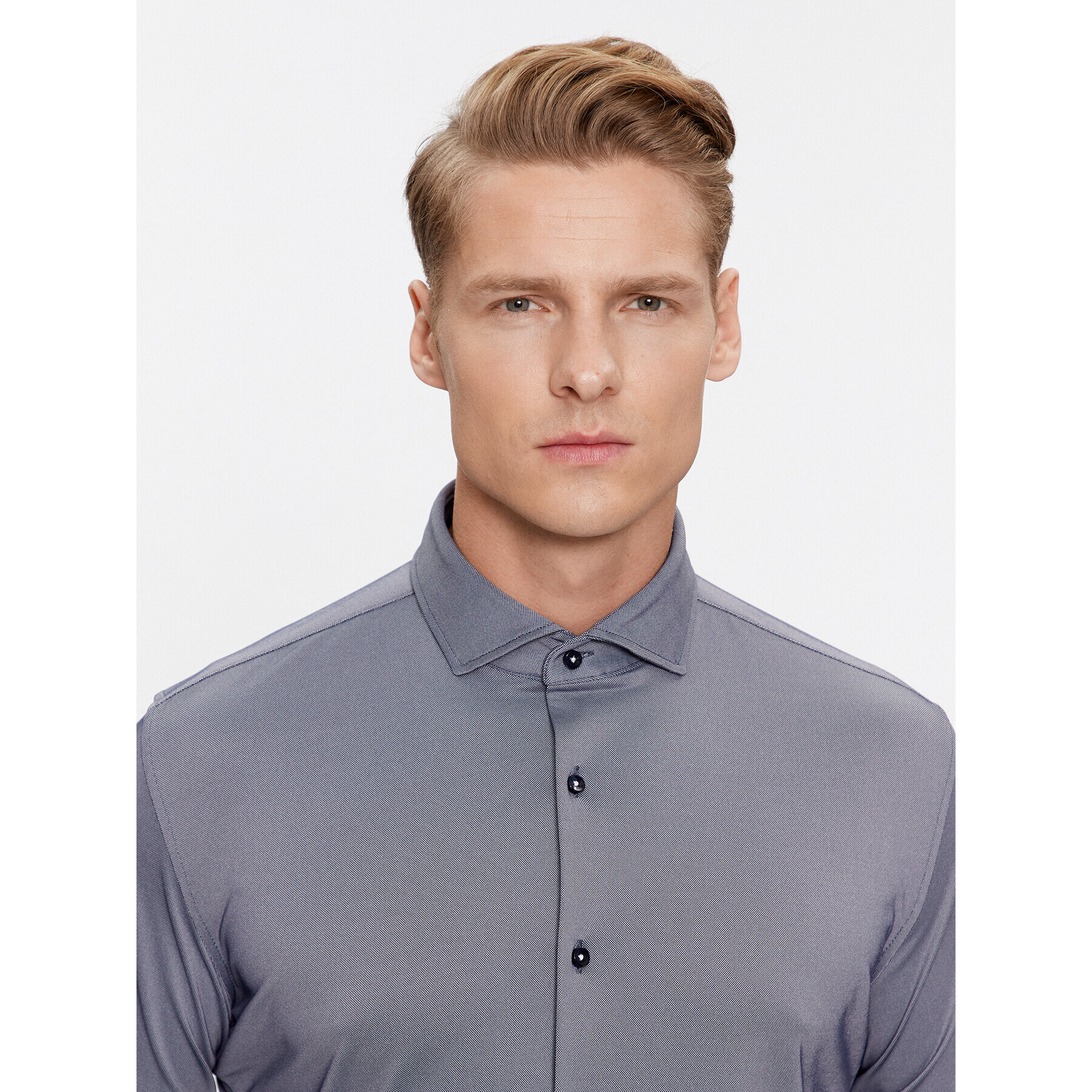 Boss Риза P-Hank-Spread-C1-222 50503533 Син Slim Fit - Pepit.bg