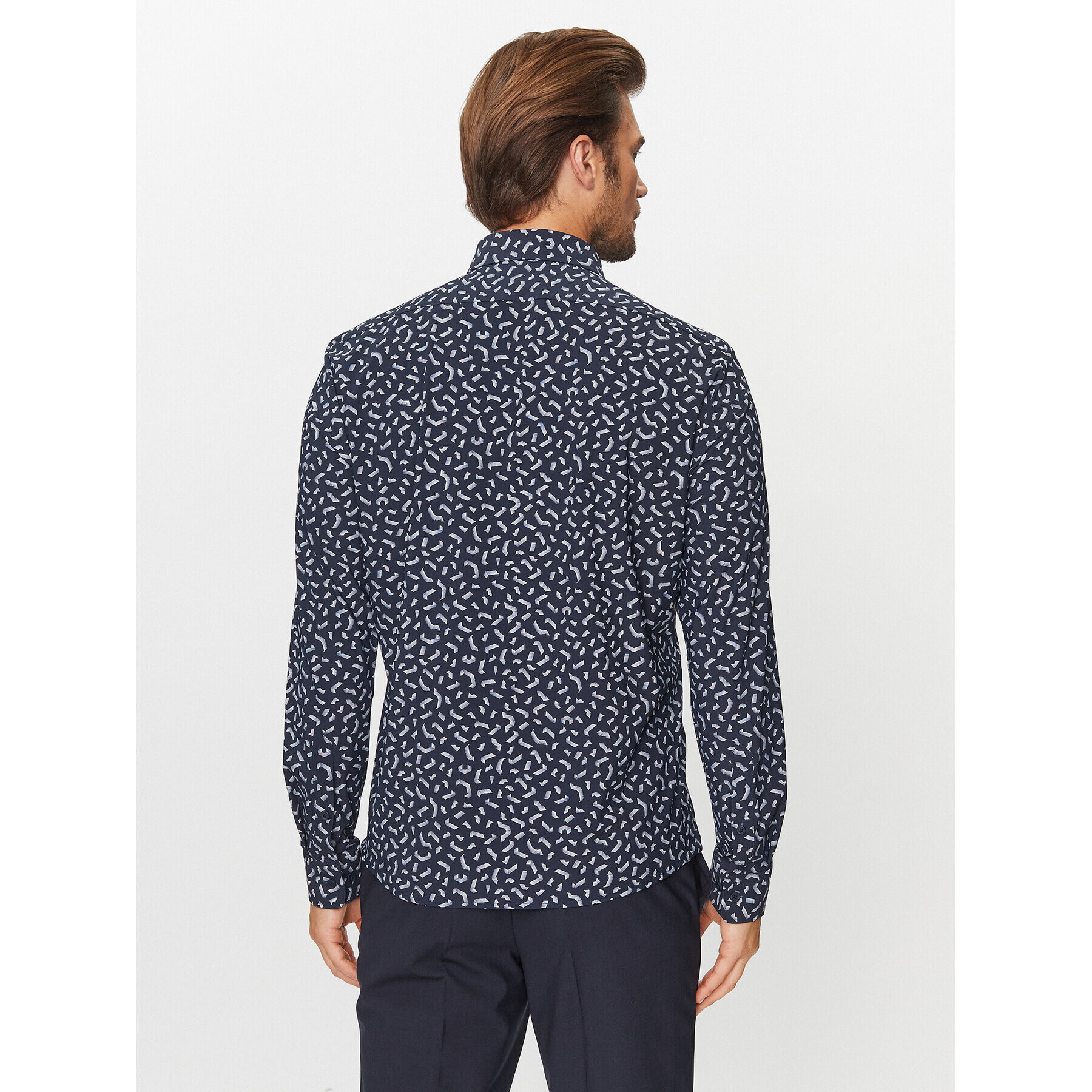 Boss Риза P-Liam-Kent-C 50503538 Тъмносин Regular Fit - Pepit.bg