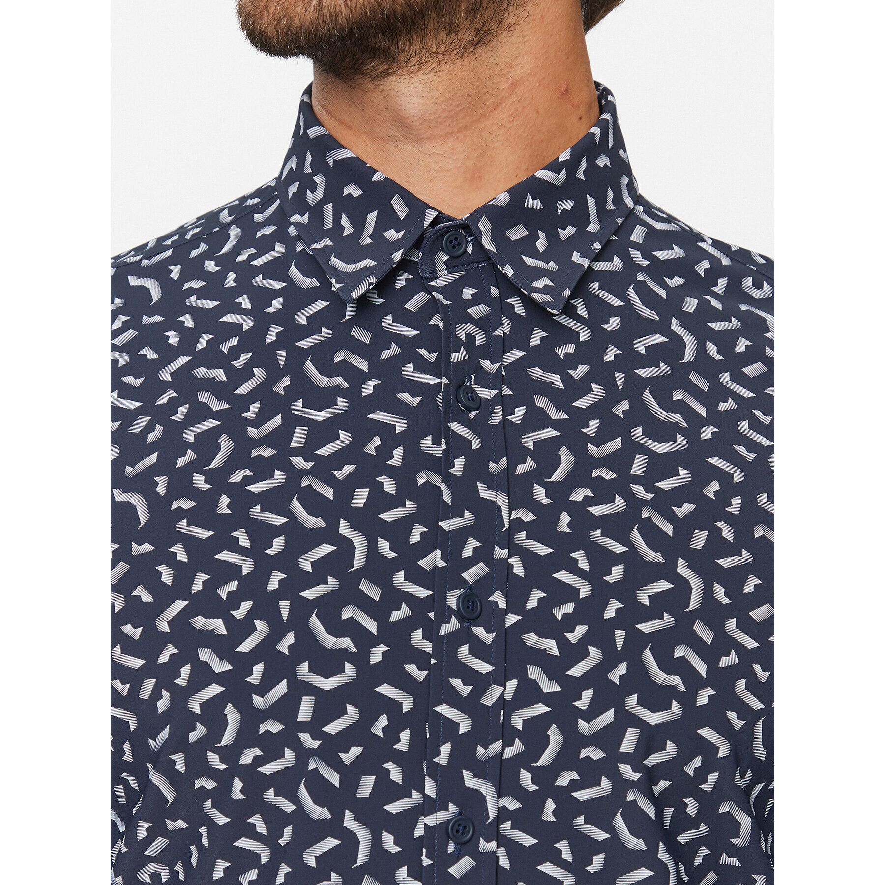 Boss Риза P-Liam-Kent-C 50503538 Тъмносин Regular Fit - Pepit.bg
