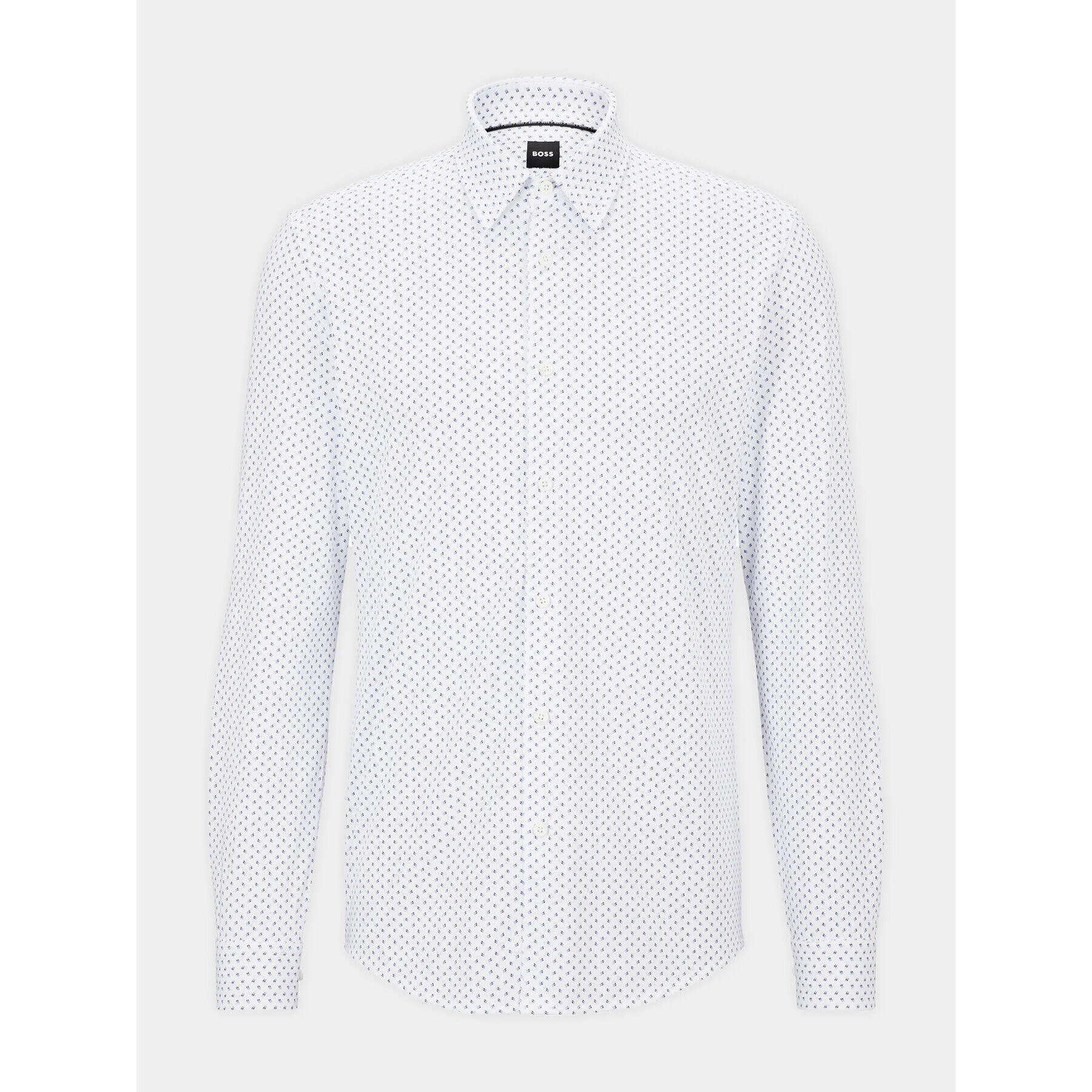 Boss Риза P-Roan 50497111 Бял Slim Fit - Pepit.bg