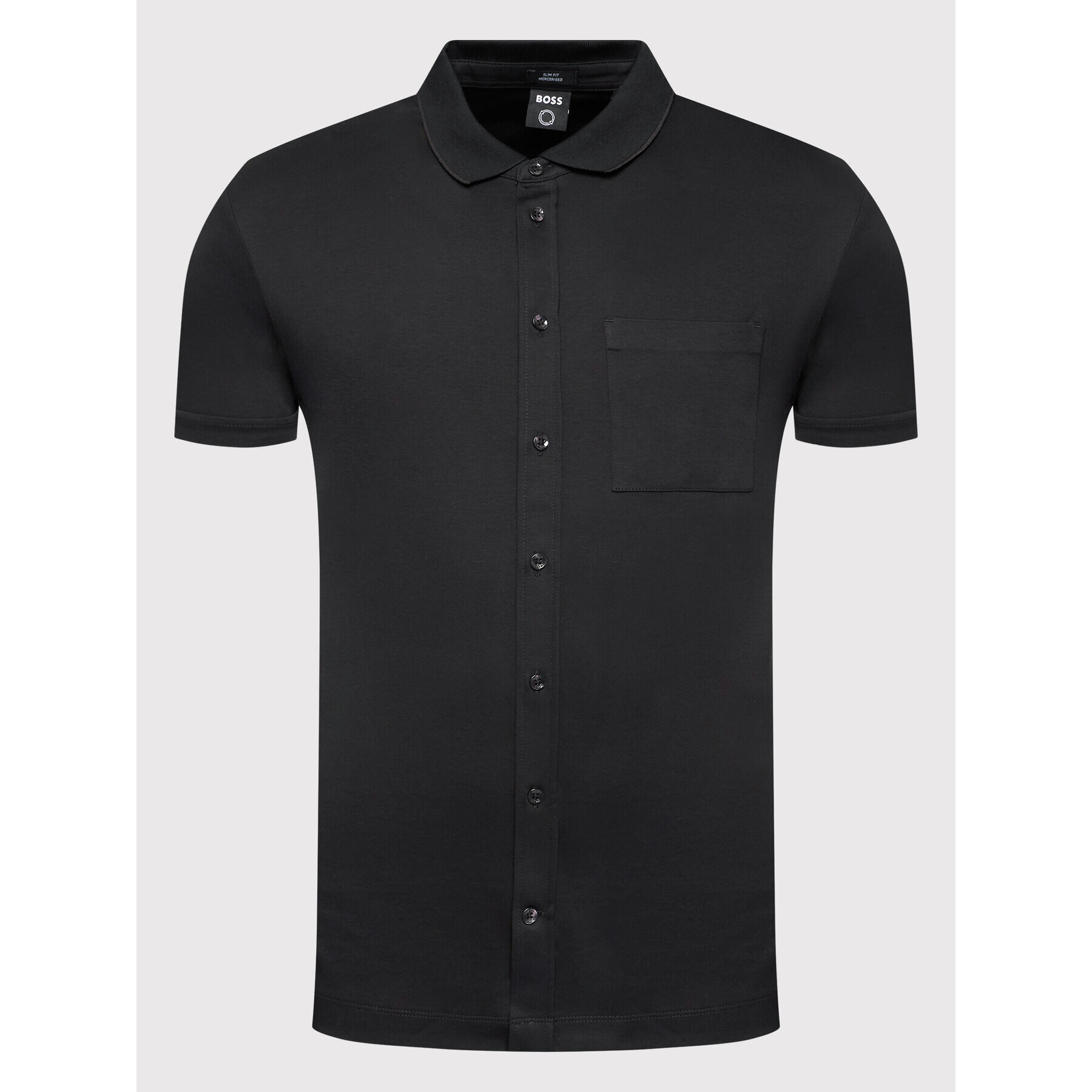 Boss Риза Puno 11 50467135 Черен Slim Fit - Pepit.bg