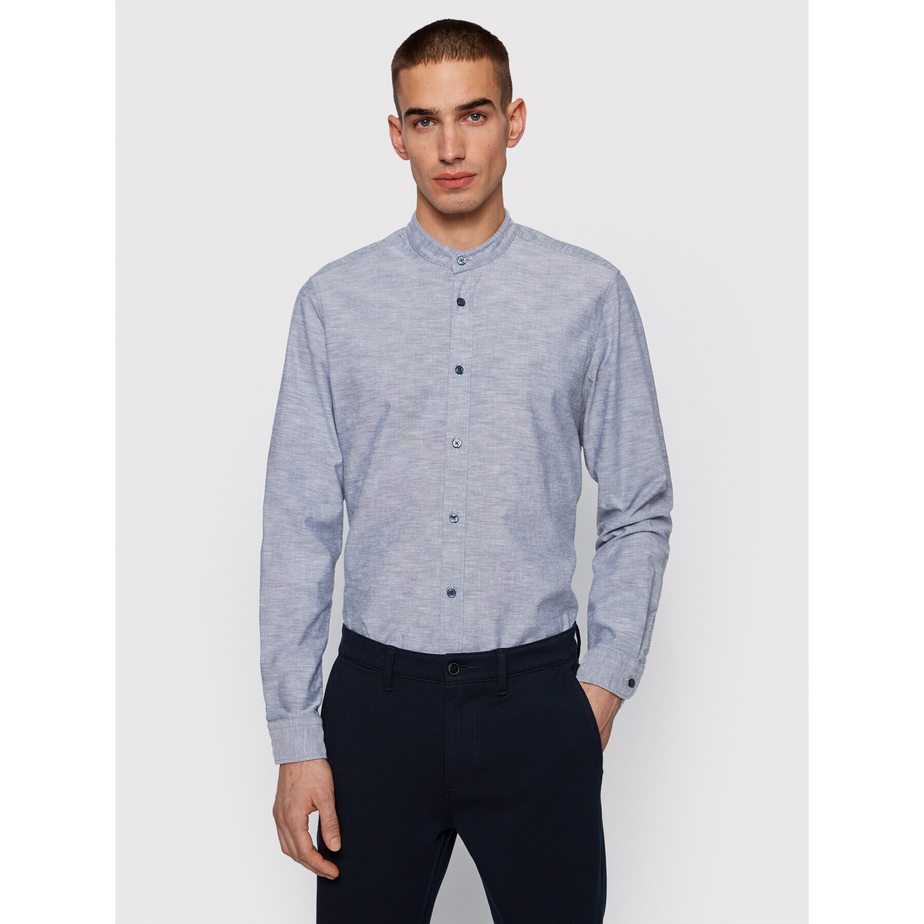 Boss Риза Race 50445117 Сив Regular Fit - Pepit.bg