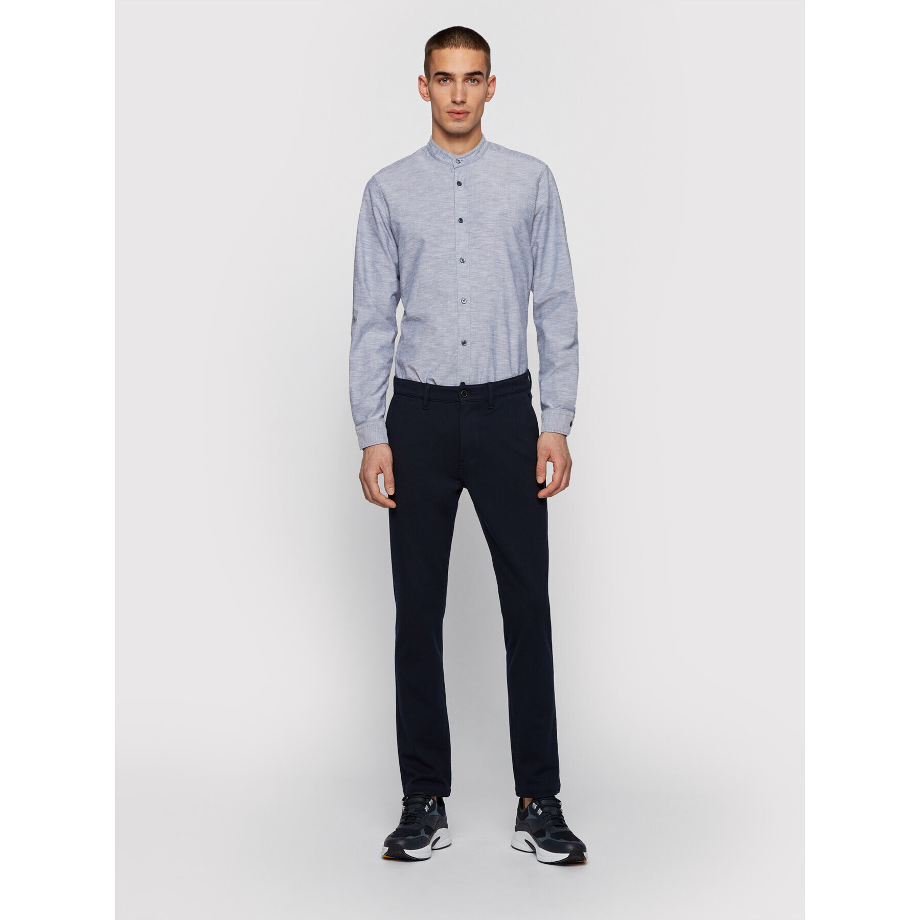 Boss Риза Race 50445117 Сив Regular Fit - Pepit.bg