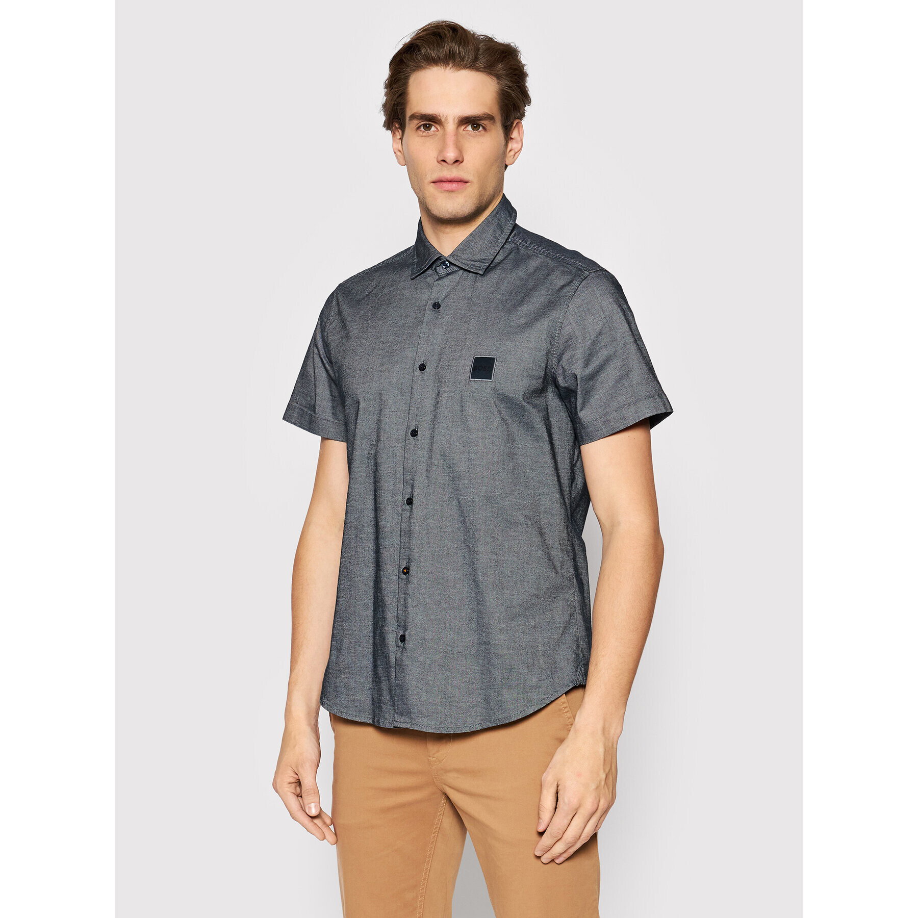 Boss Риза Rash_1 50468269 Сив Regular Fit - Pepit.bg