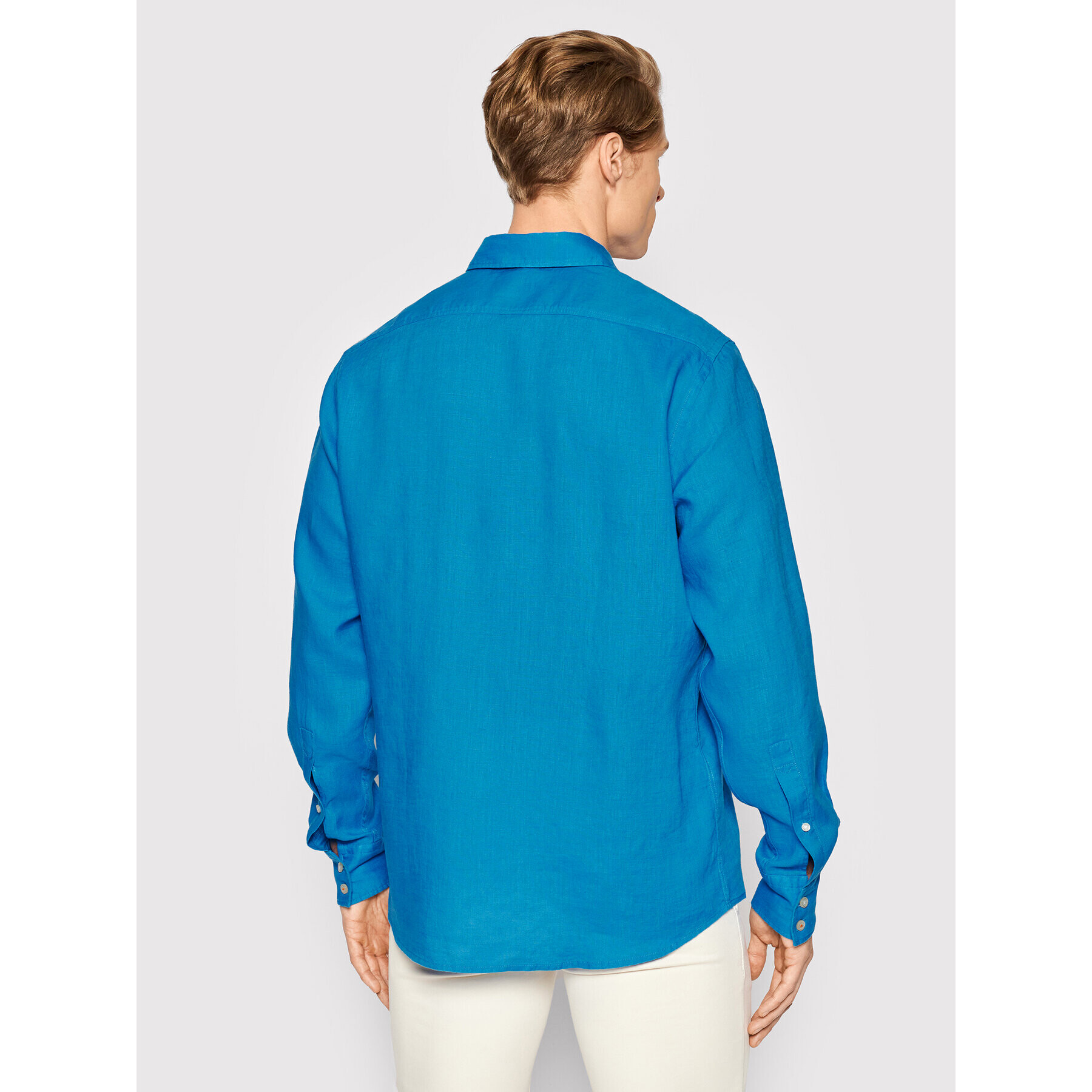 Boss Риза Relegant_5 50467317 Син Regular Fit - Pepit.bg