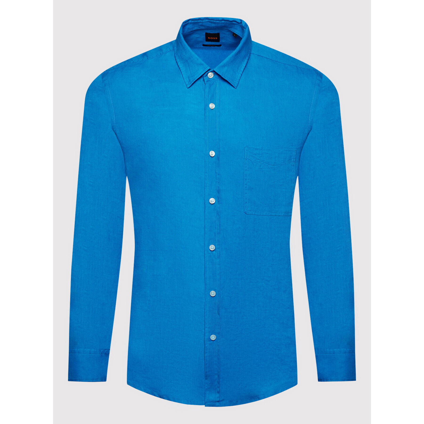 Boss Риза Relegant_5 50467317 Син Regular Fit - Pepit.bg