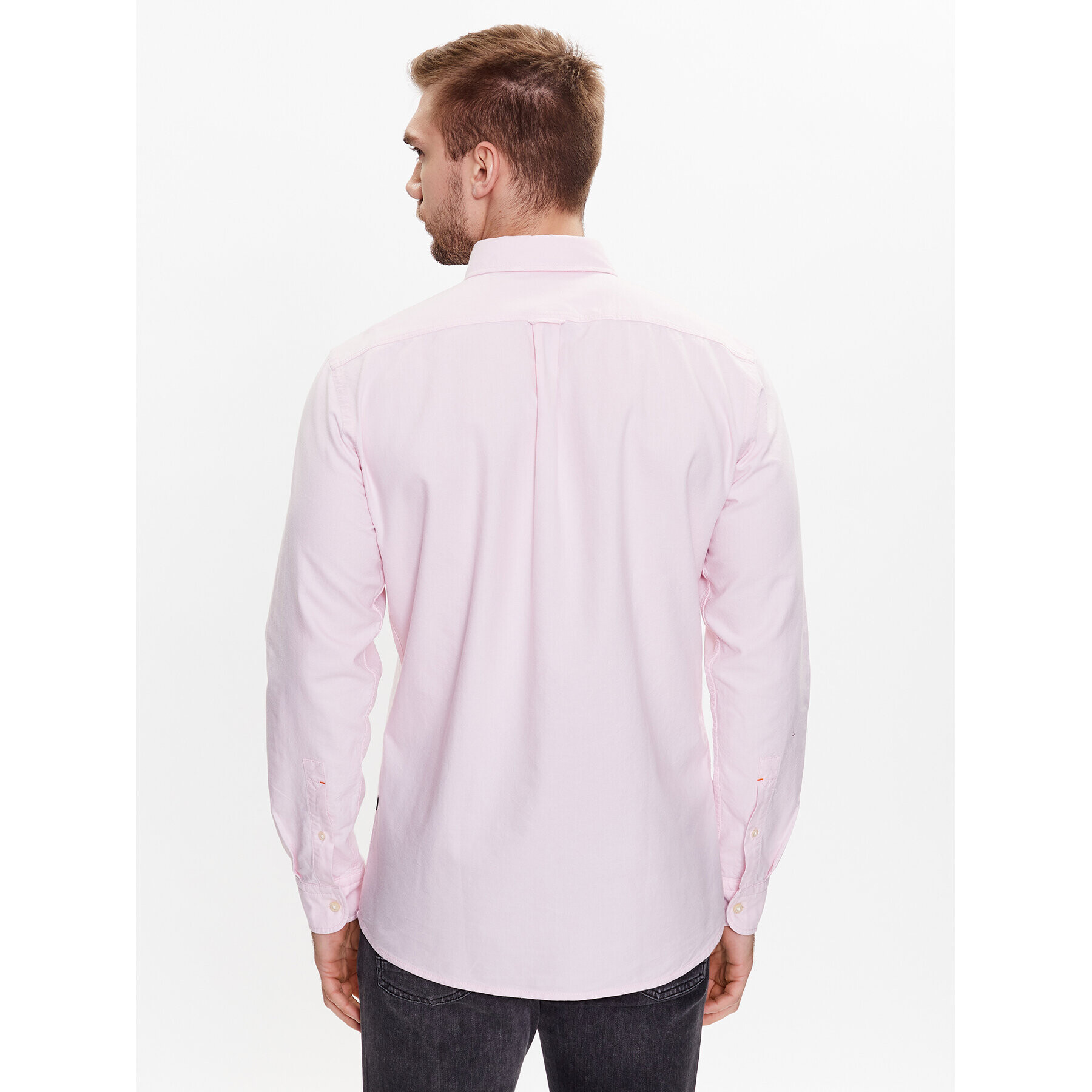Boss Риза Rickert 50489341 Розов Regular Fit - Pepit.bg