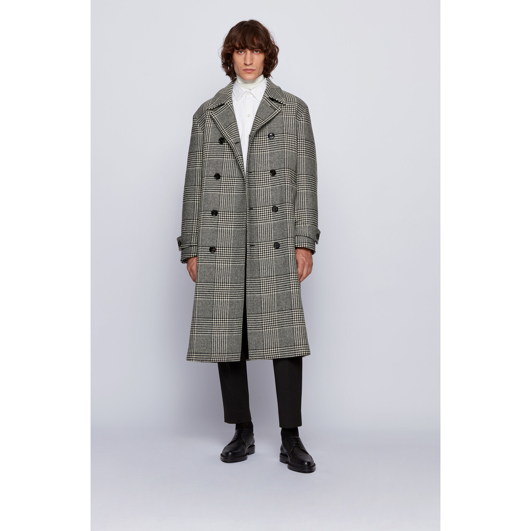 Boss Риза Robbie 50438496 Бял Sharp Fit - Pepit.bg