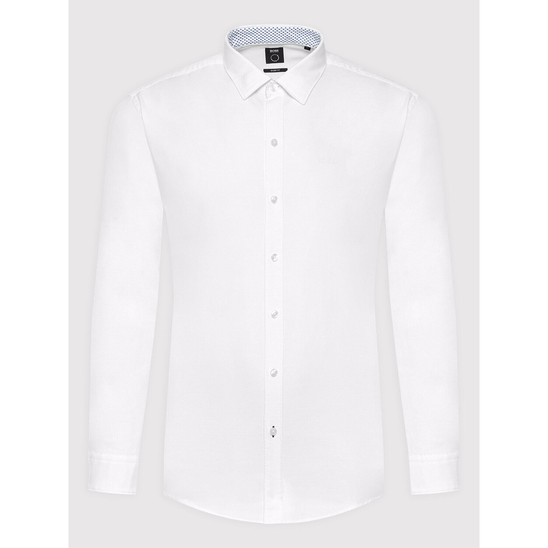 Boss Риза Robbie_53B 50463301 Бял Sharp Fit - Pepit.bg