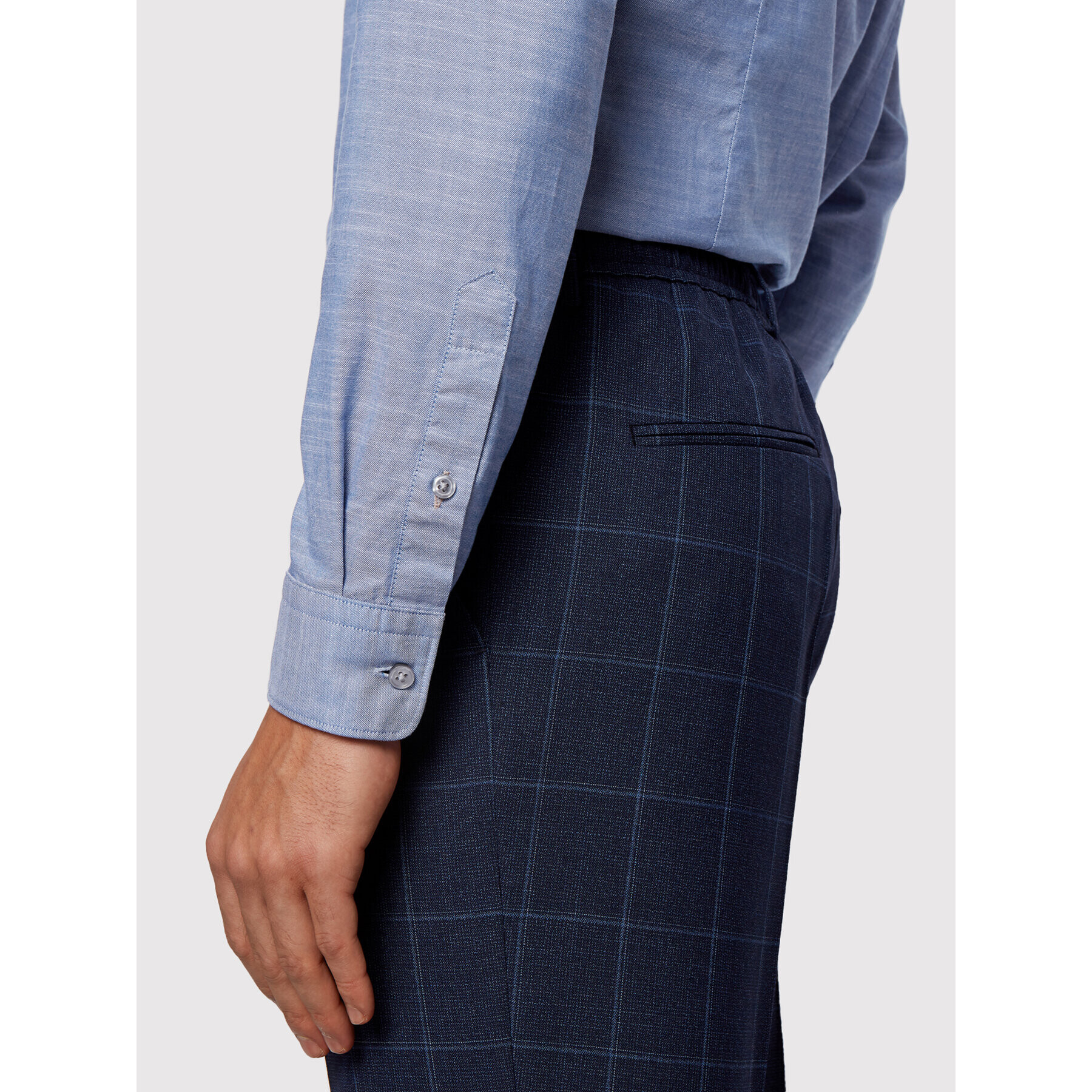 Boss Риза Rod_53E 50447478 Син Slim Fit - Pepit.bg