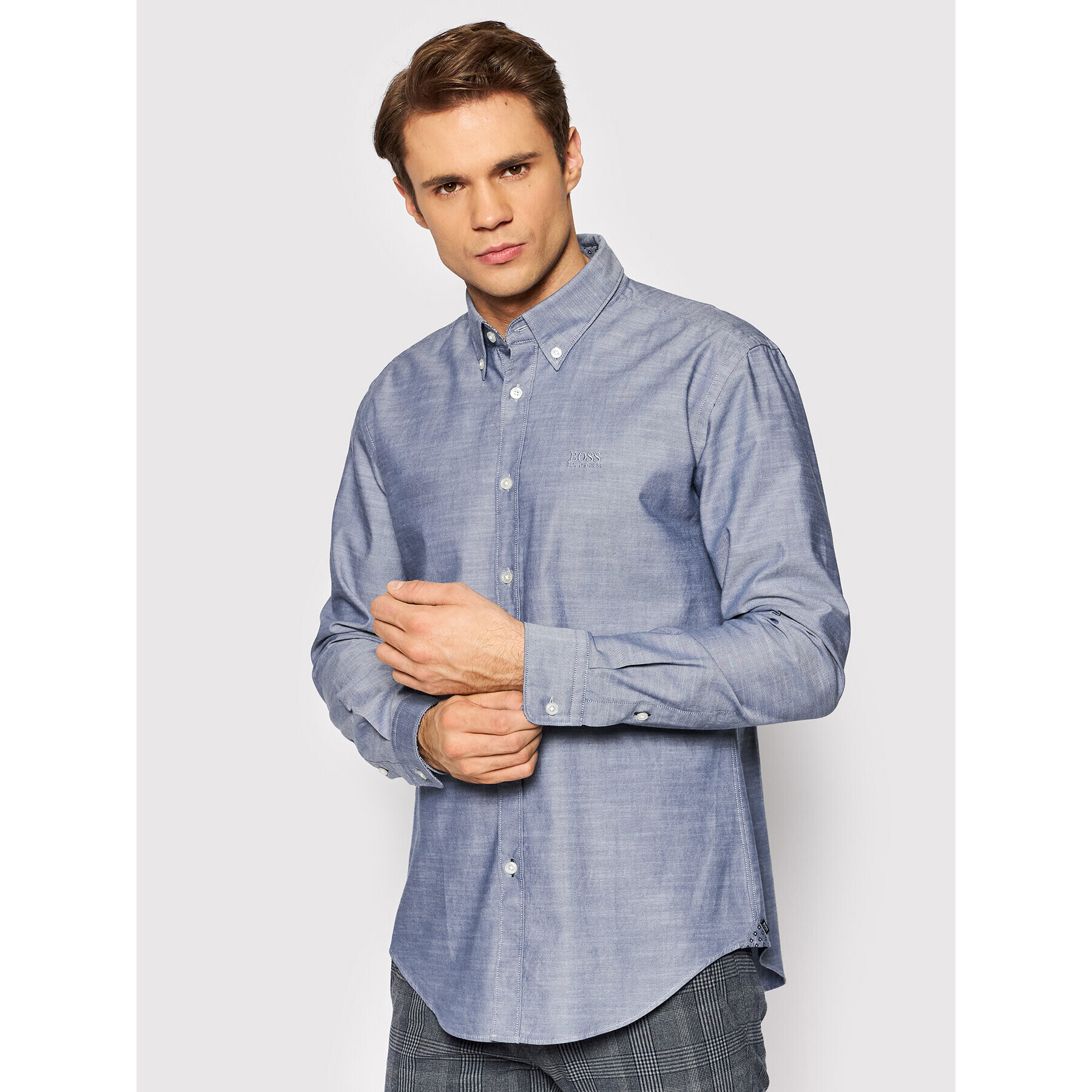 Boss Риза Rod_53E 50448887 Син Slim Fit - Pepit.bg