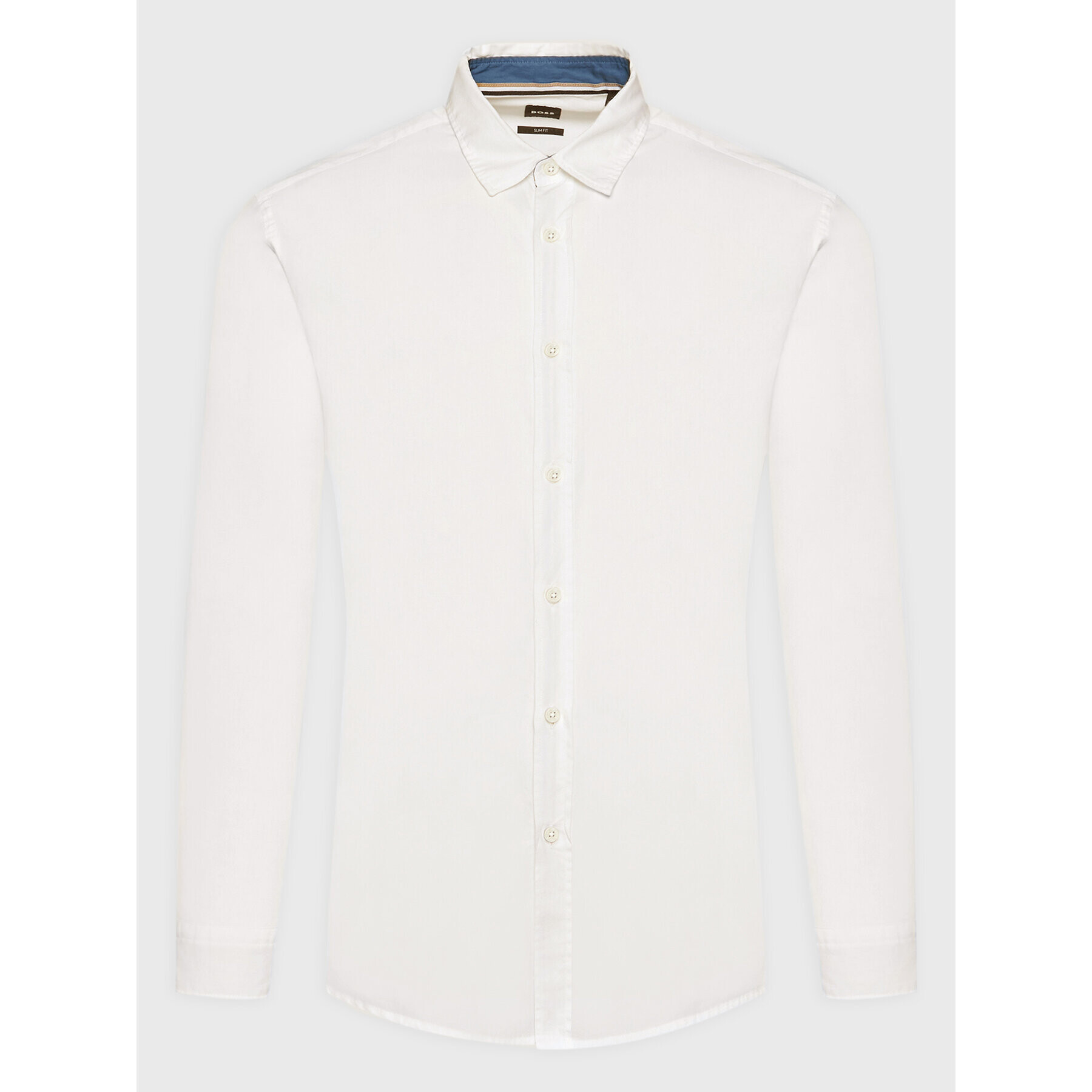 Boss Риза Roger_2P 50477827 Бял Slim Fit - Pepit.bg