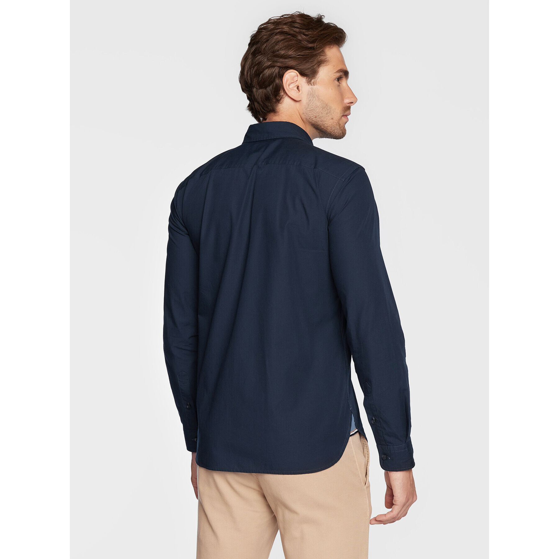 Boss Риза Roger_2P 50477827 Тъмносин Slim Fit - Pepit.bg
