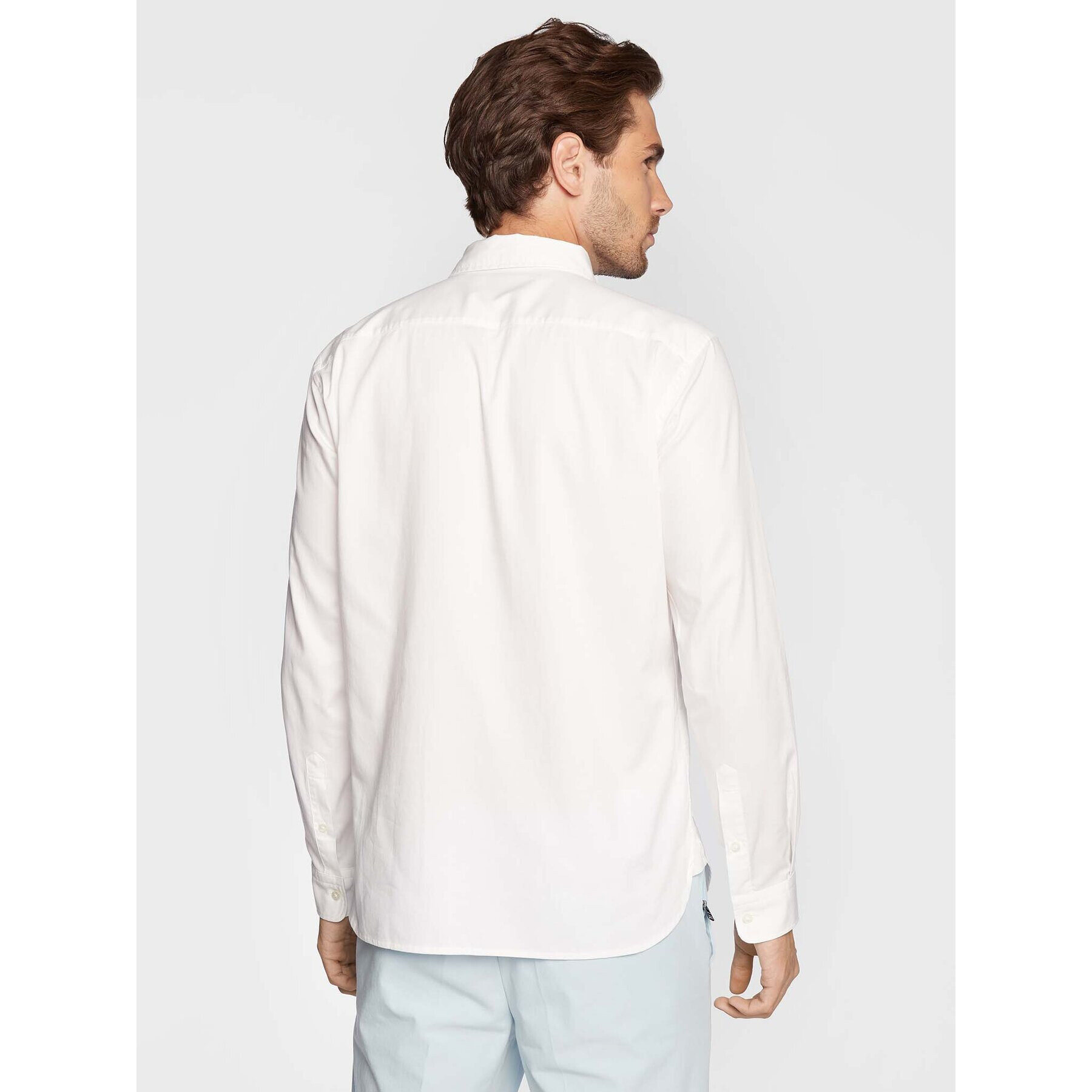 Boss Риза Roger_P 50477886 Бял Slim Fit - Pepit.bg