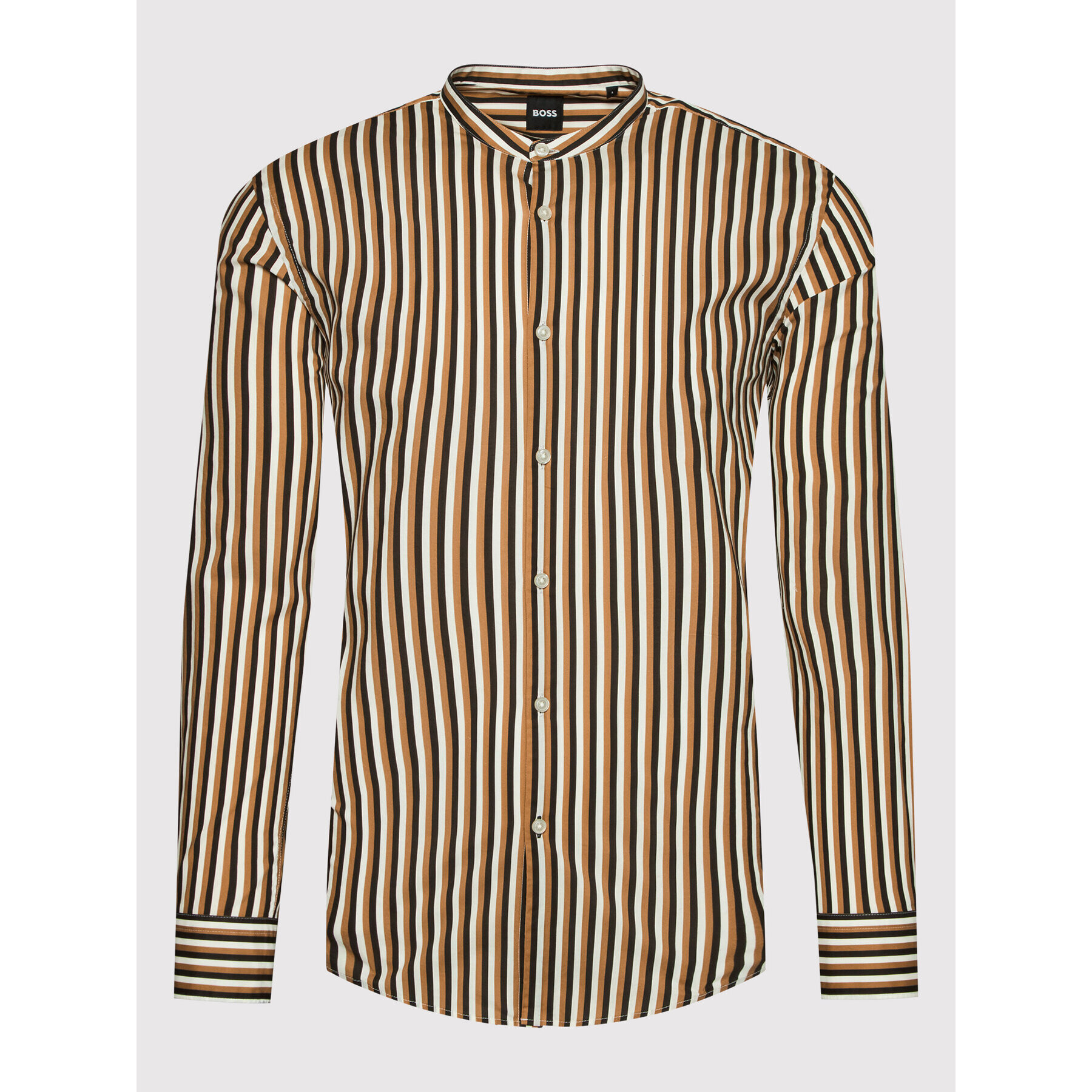 Boss Риза Rolfo_F 50470505 Кафяв Regular Fit - Pepit.bg