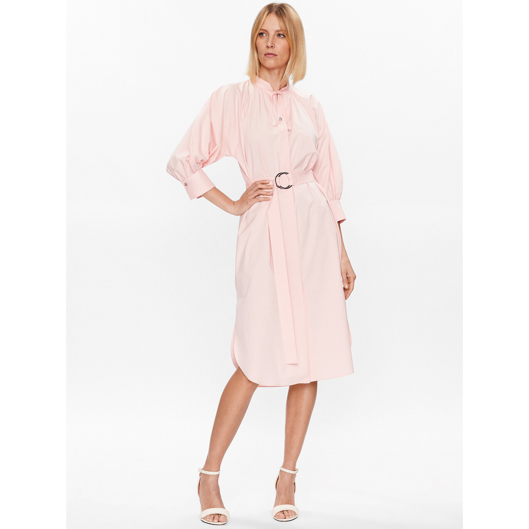Boss Рокля 50484828 Розов Relaxed Fit - Pepit.bg