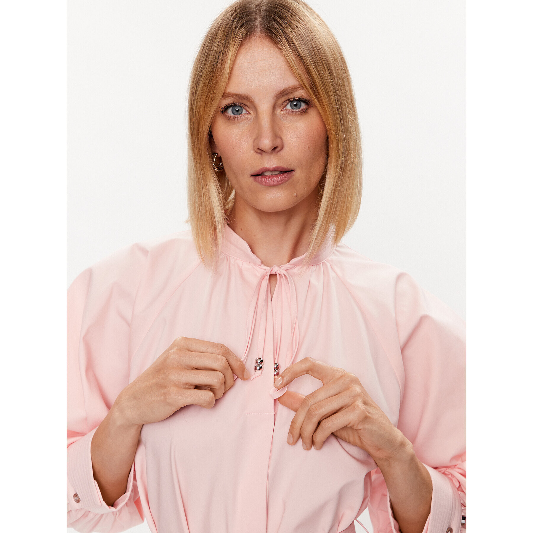 Boss Рокля 50484828 Розов Relaxed Fit - Pepit.bg