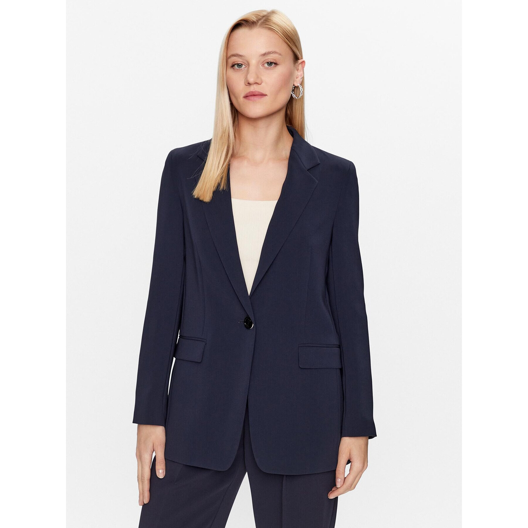 Boss Сако 50457442 Тъмносин Relaxed Fit - Pepit.bg