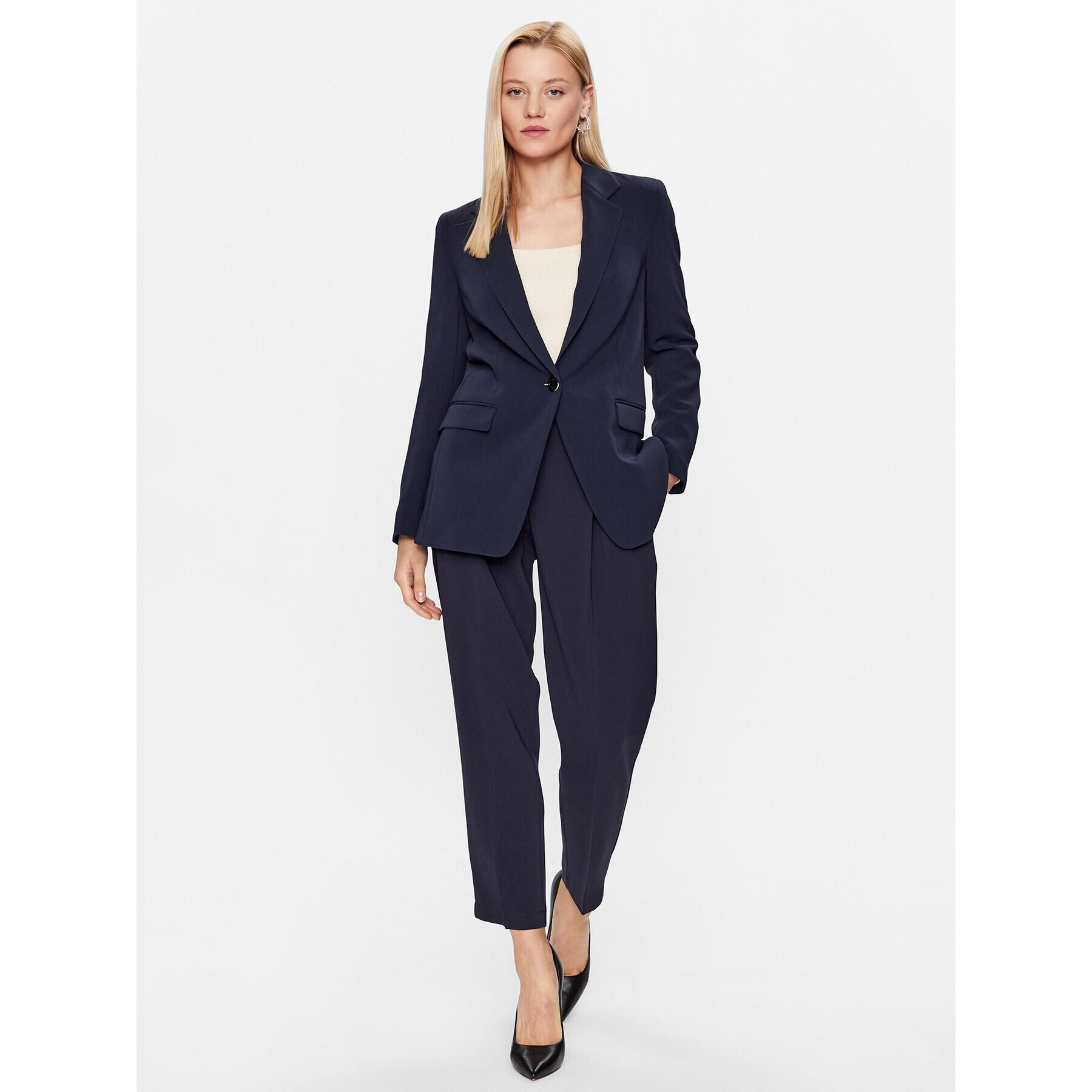 Boss Сако 50457442 Тъмносин Relaxed Fit - Pepit.bg