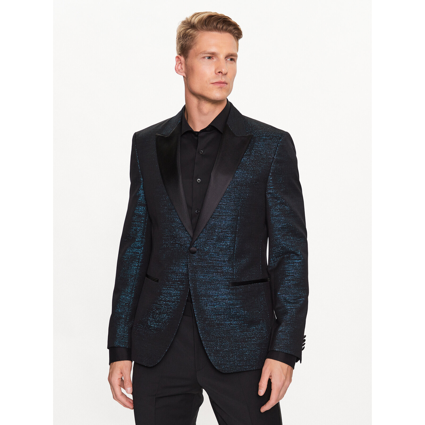 Boss Сако 50484883 Тъмносин Slim Fit - Pepit.bg