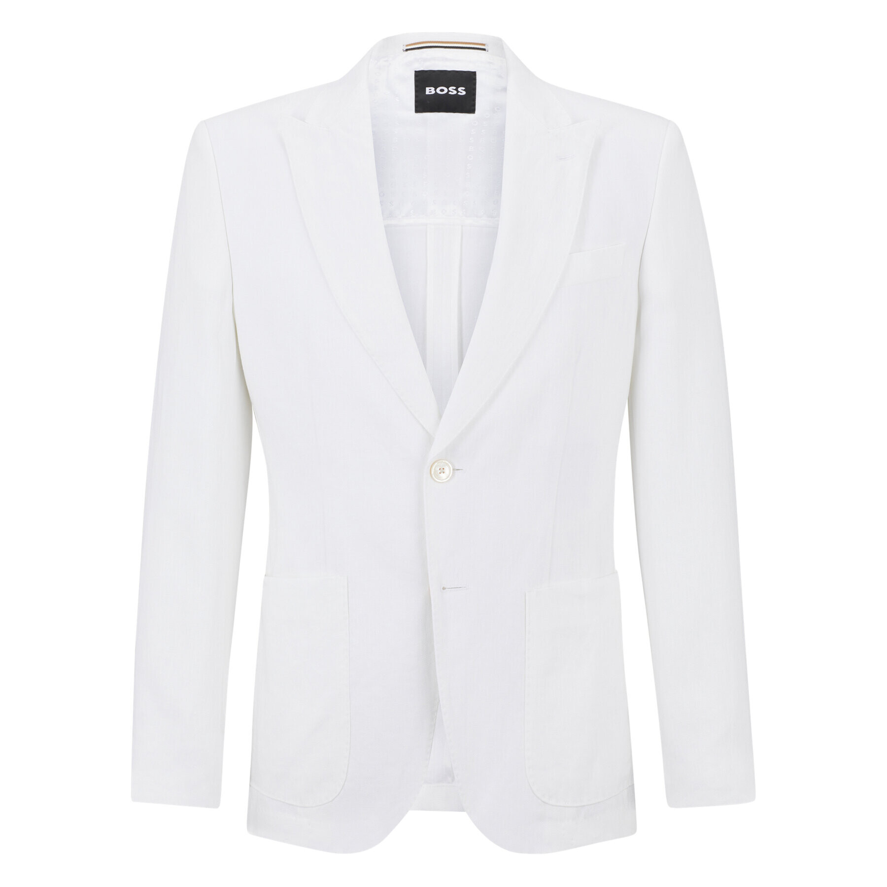 Boss Сако H-Hutson-Peak-232 50489376 Бял Slim Fit - Pepit.bg