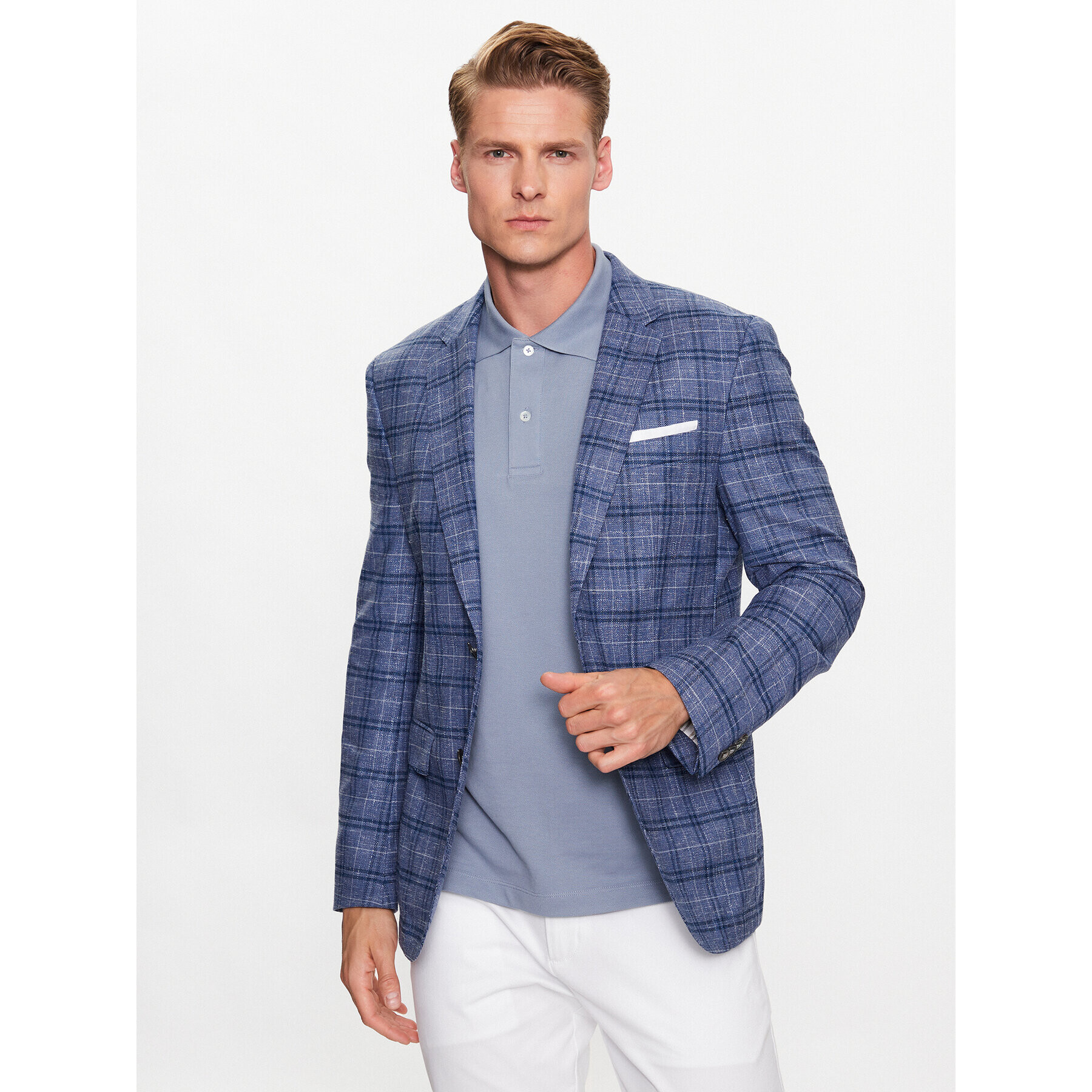 Boss Сако 50489424 Син Slim Fit - Pepit.bg