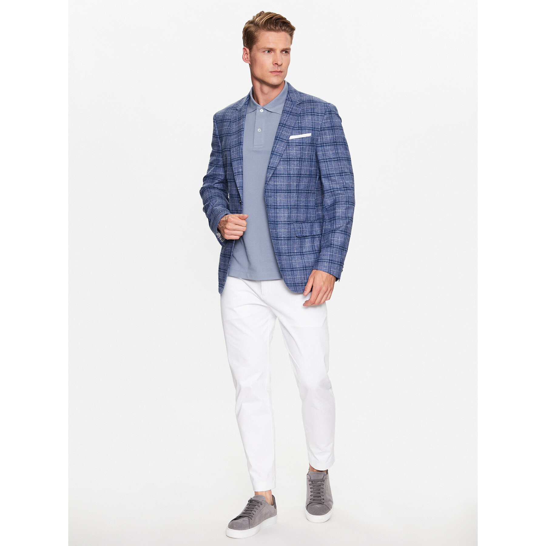 Boss Сако 50489424 Син Slim Fit - Pepit.bg