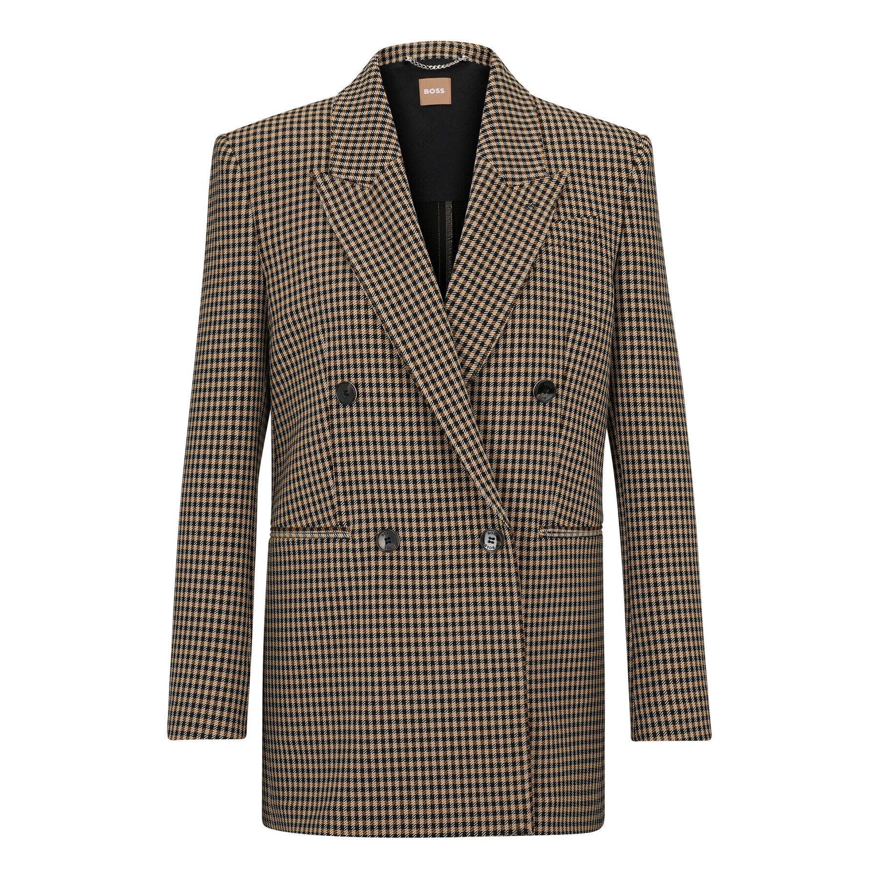 Boss Сако 50495846 Бежов Relaxed Fit - Pepit.bg