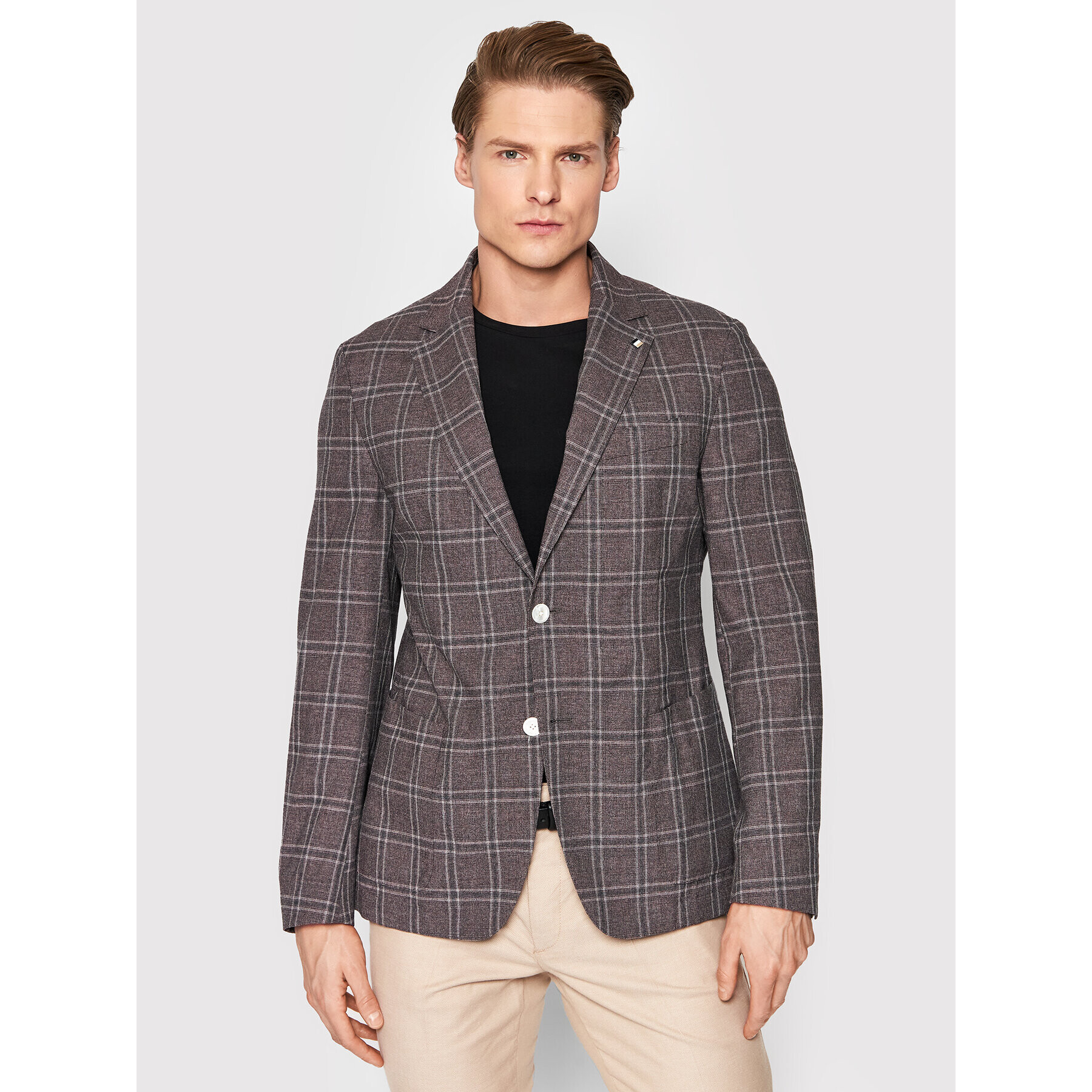 Boss Сако C-Hanry-222 50469008 Бордо Slim Fit - Pepit.bg