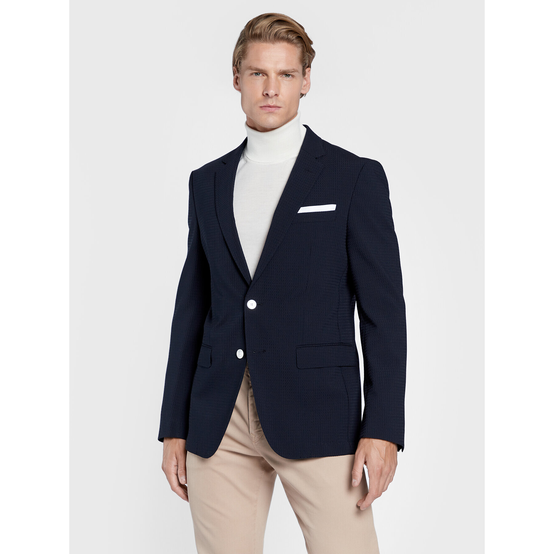 Boss Сако H-Hutson-222 50473681 Тъмносин Slim Fit - Pepit.bg