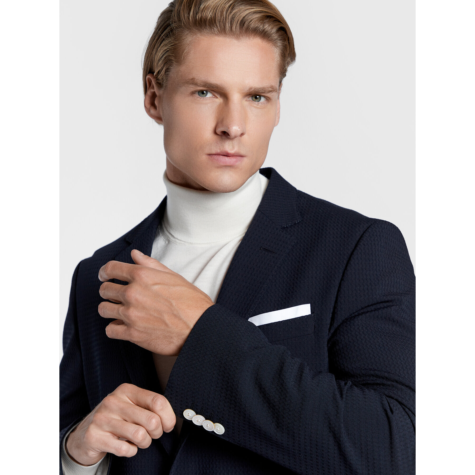 Boss Сако H-Hutson-222 50473681 Тъмносин Slim Fit - Pepit.bg