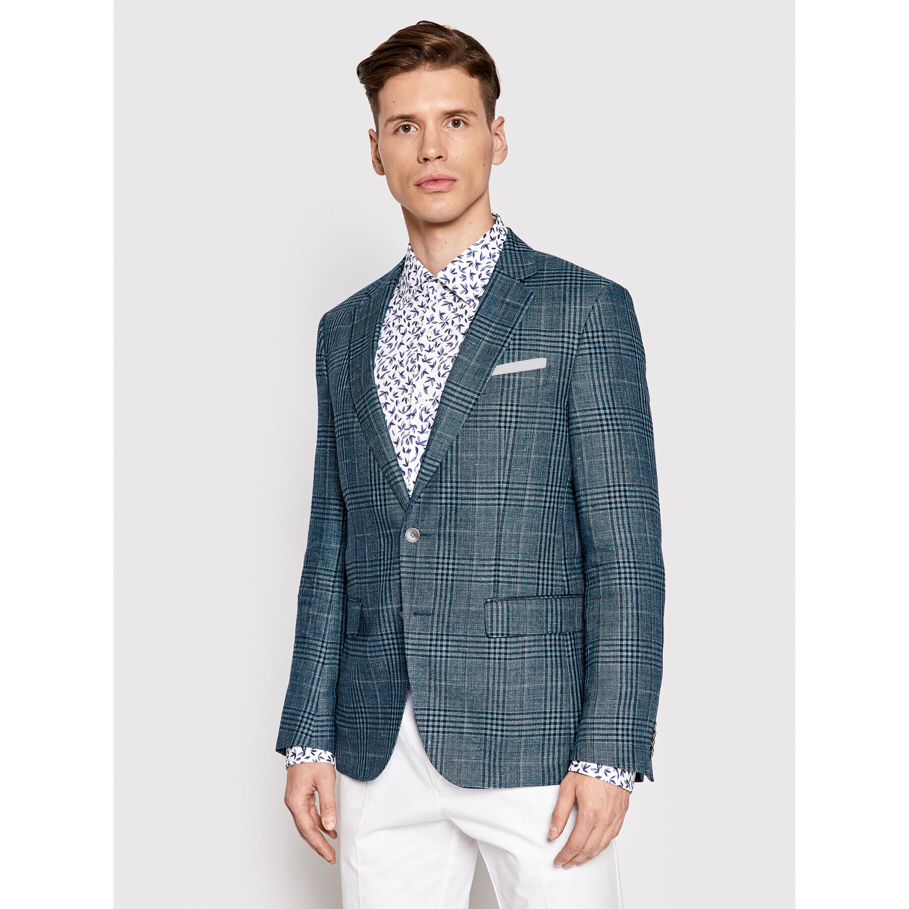 Boss Сако H-Hutson_222 50473719 Син Slim Fit - Pepit.bg