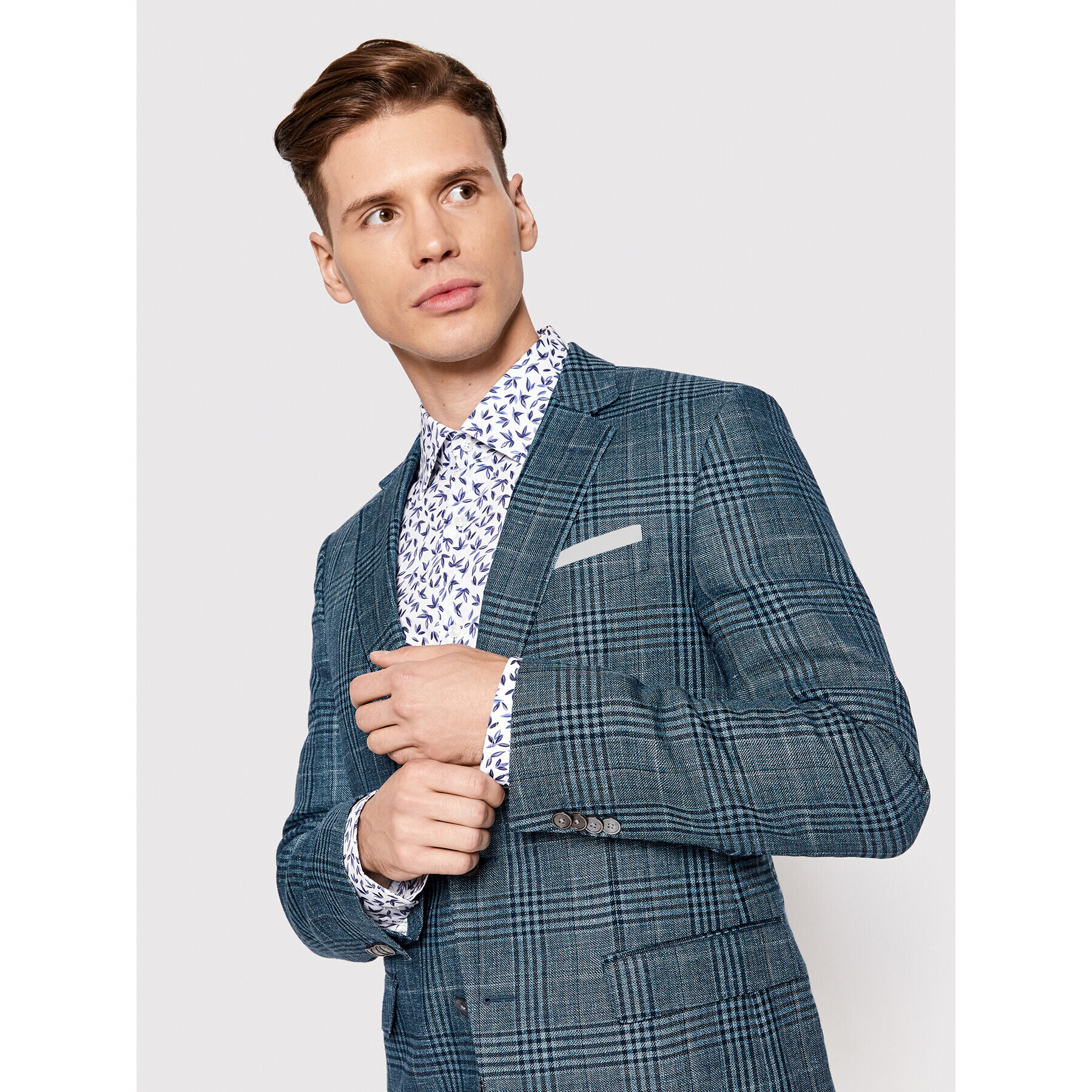 Boss Сако H-Hutson_222 50473719 Син Slim Fit - Pepit.bg