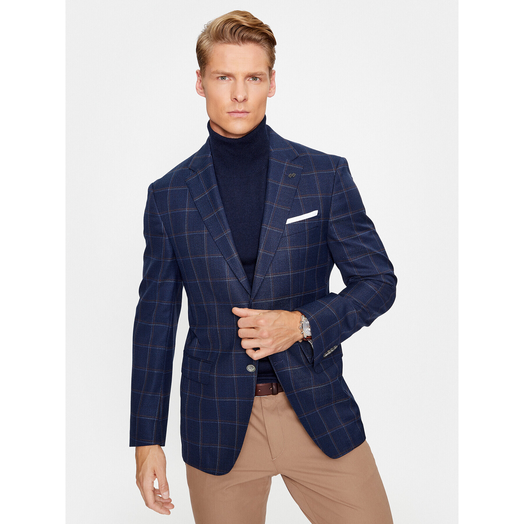 Boss Сако H-Hutson 50497259 Тъмносин Slim Fit - Pepit.bg