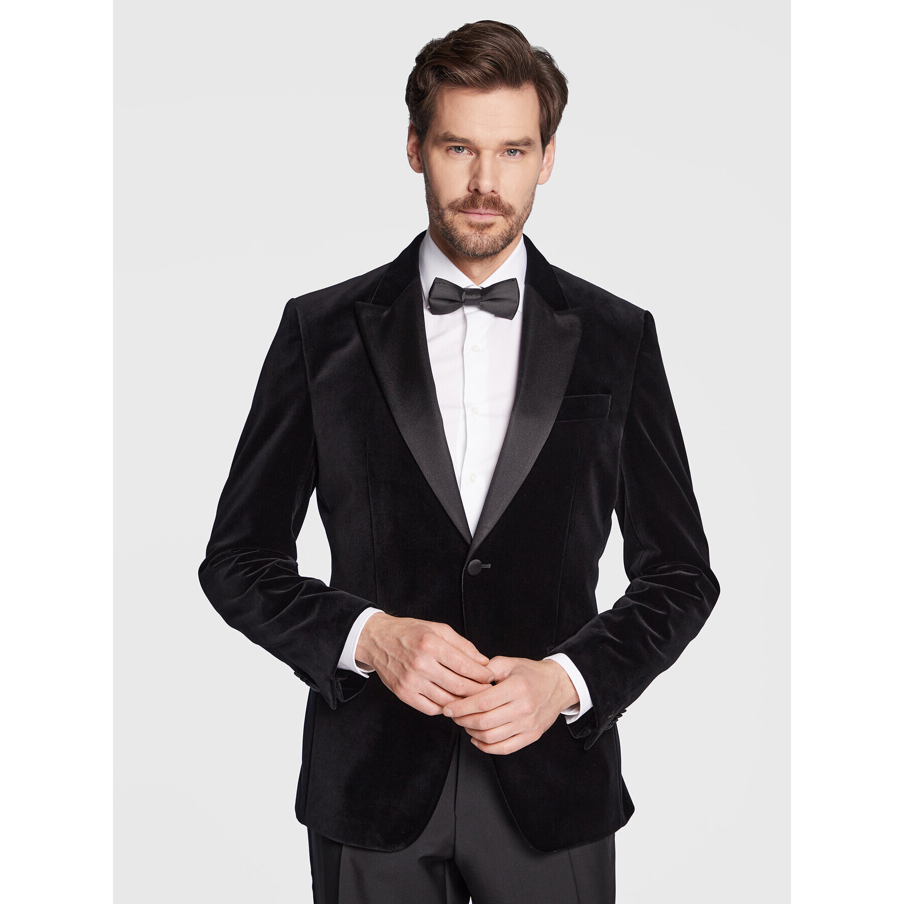 Boss Сако H-Hutson-Tux-231 50484709 Черен Slim Fit - Pepit.bg