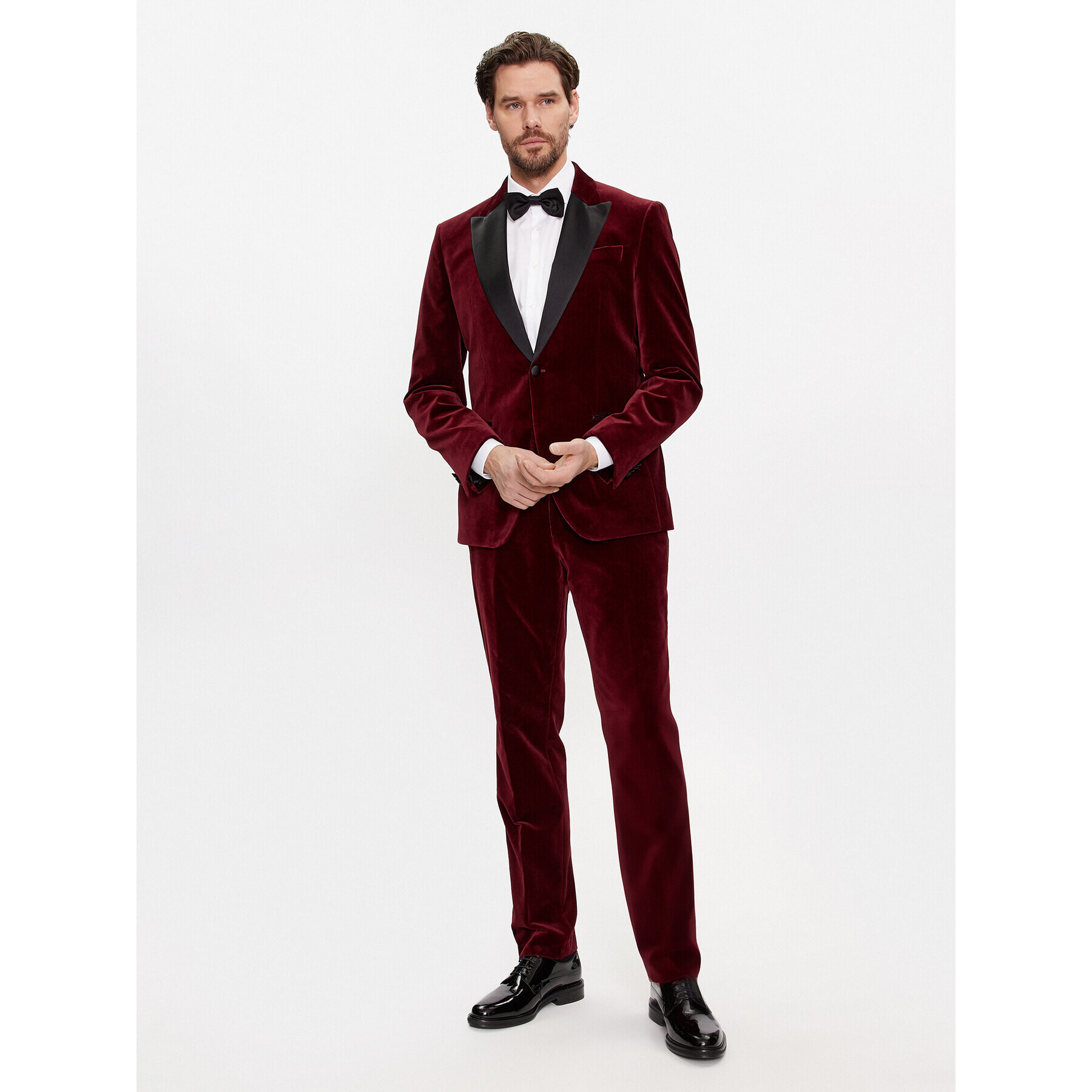 Boss Сако H-Hutson-Tux-231 50484709 Червен Slim Fit - Pepit.bg