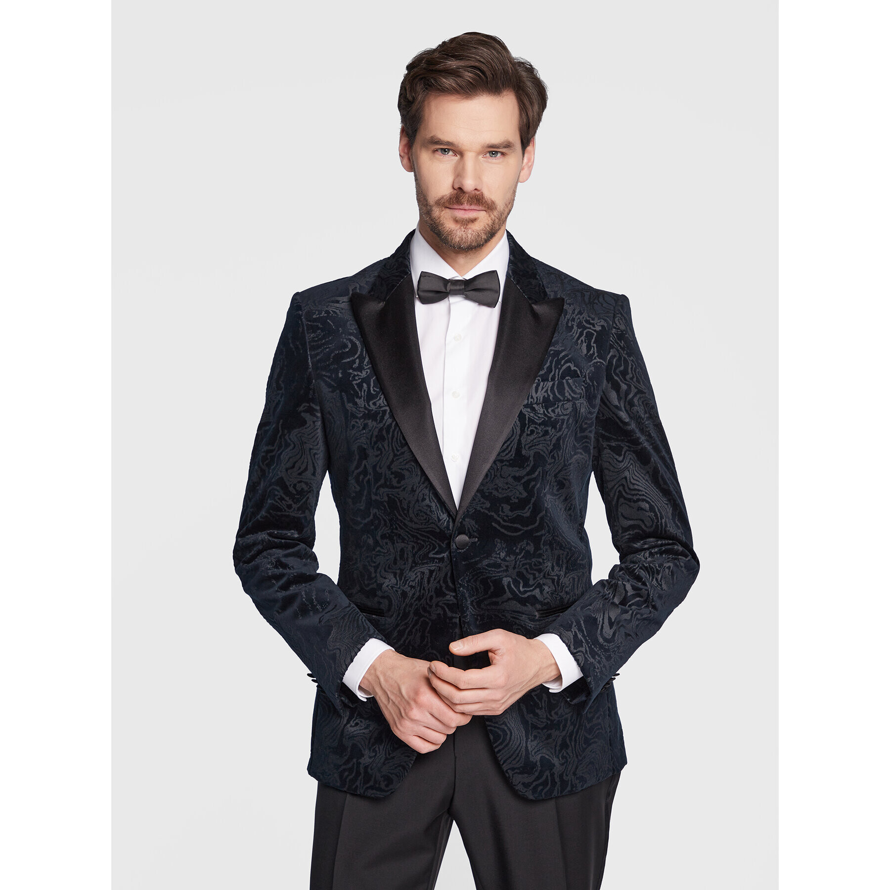 Boss Сако H-Hutson-Tux-231 50485695 Тъмносин Slim Fit - Pepit.bg