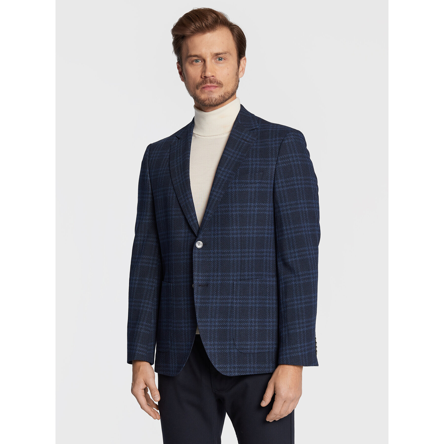 Boss Сако H-Janson Patch 50479509 Тъмносин Regular Fit - Pepit.bg